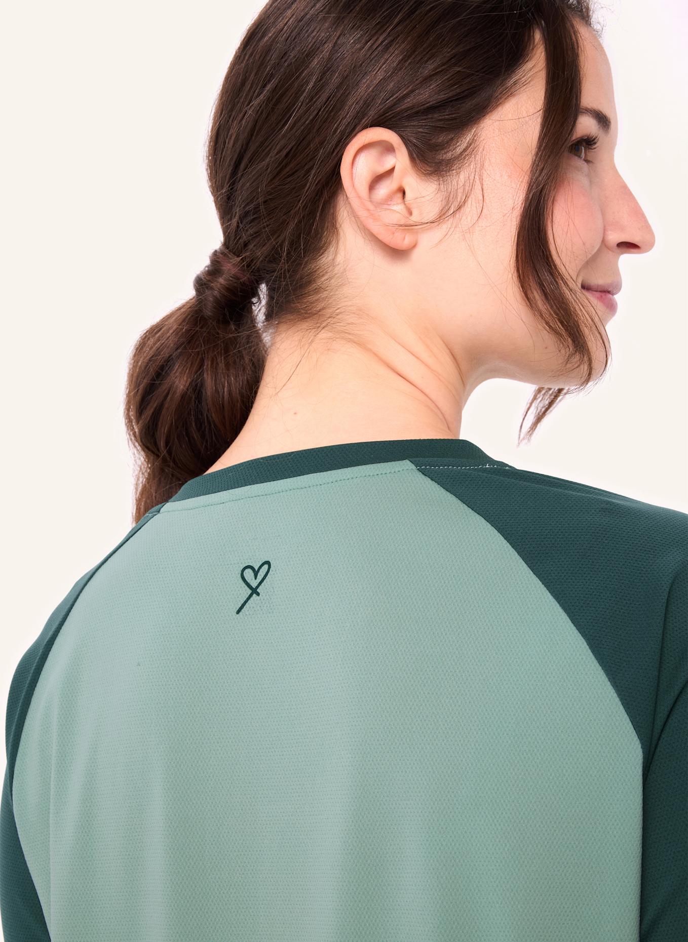VAUDE Funktionsshirt W NEYLAND 3/4 T-SHIRT II: GRÜN