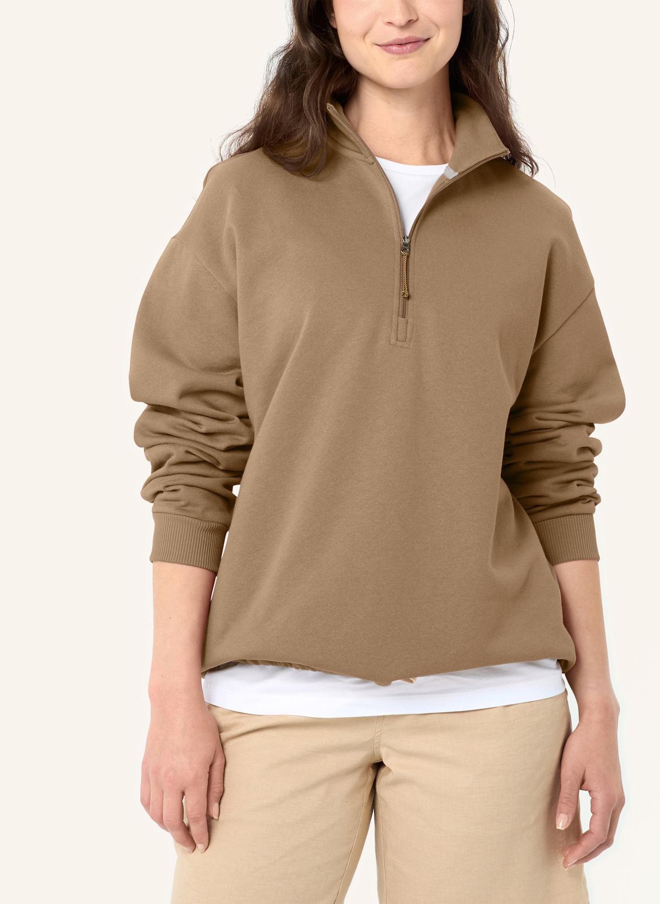VAUDE Pullover W REDMONT HZ PULLOVER: BRAUN