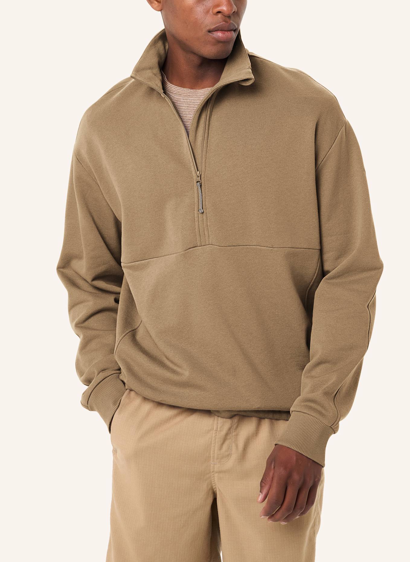 VAUDE Pullover M REDMONT HZ PULLOVER: BRAUN
