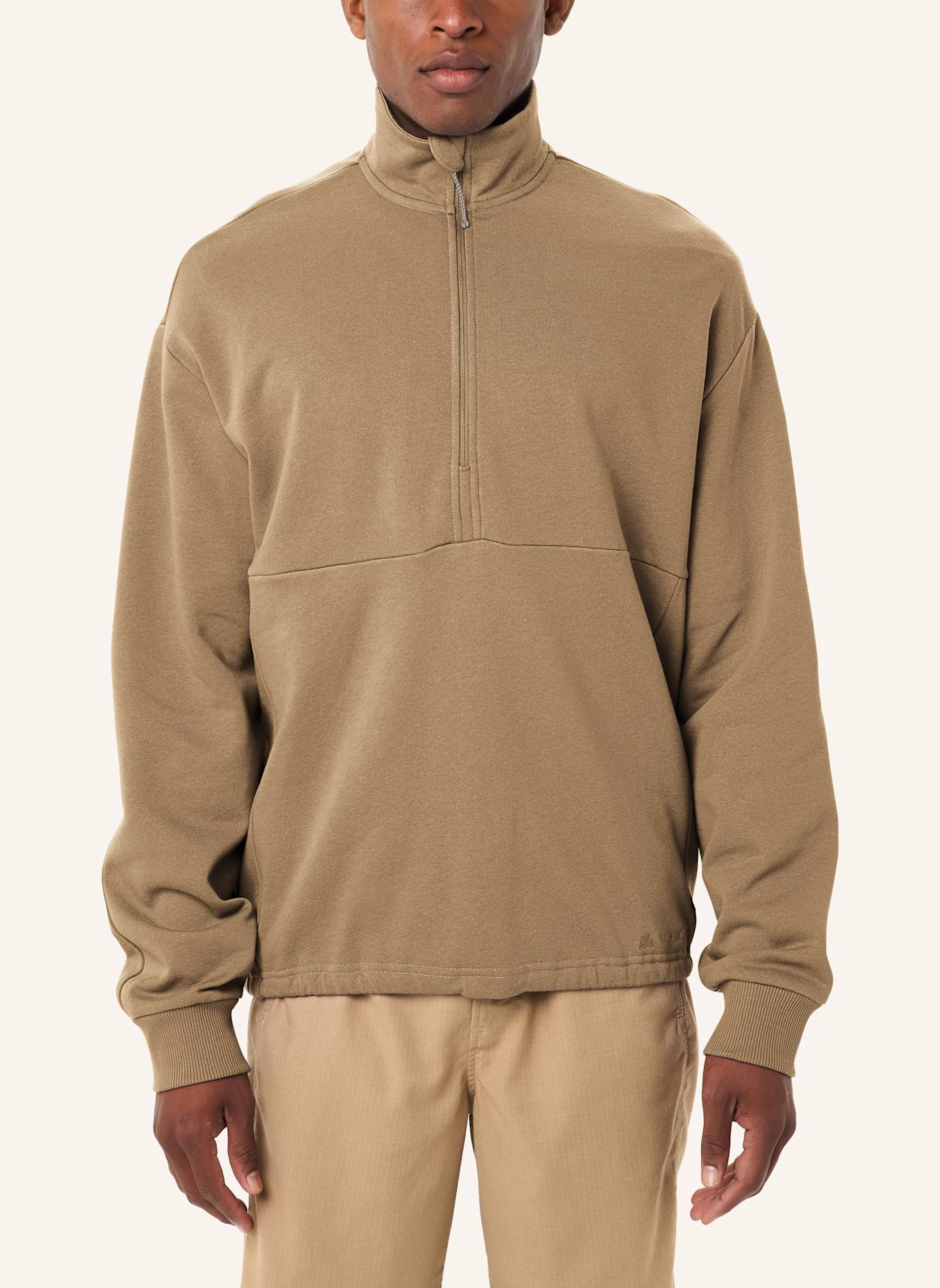 VAUDE Pullover M REDMONT HZ PULLOVER: BRAUN