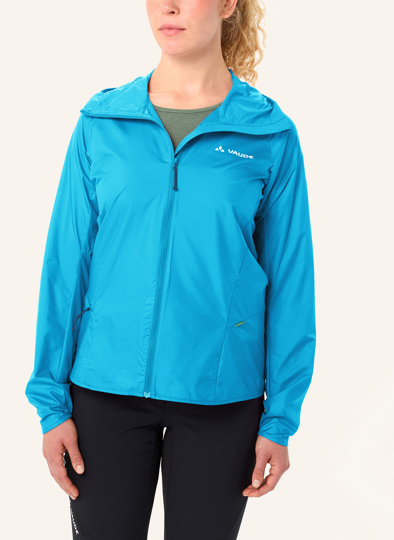 VAUDE Outdoor-Jacke W SCOPI WIND JACKET: BLAU