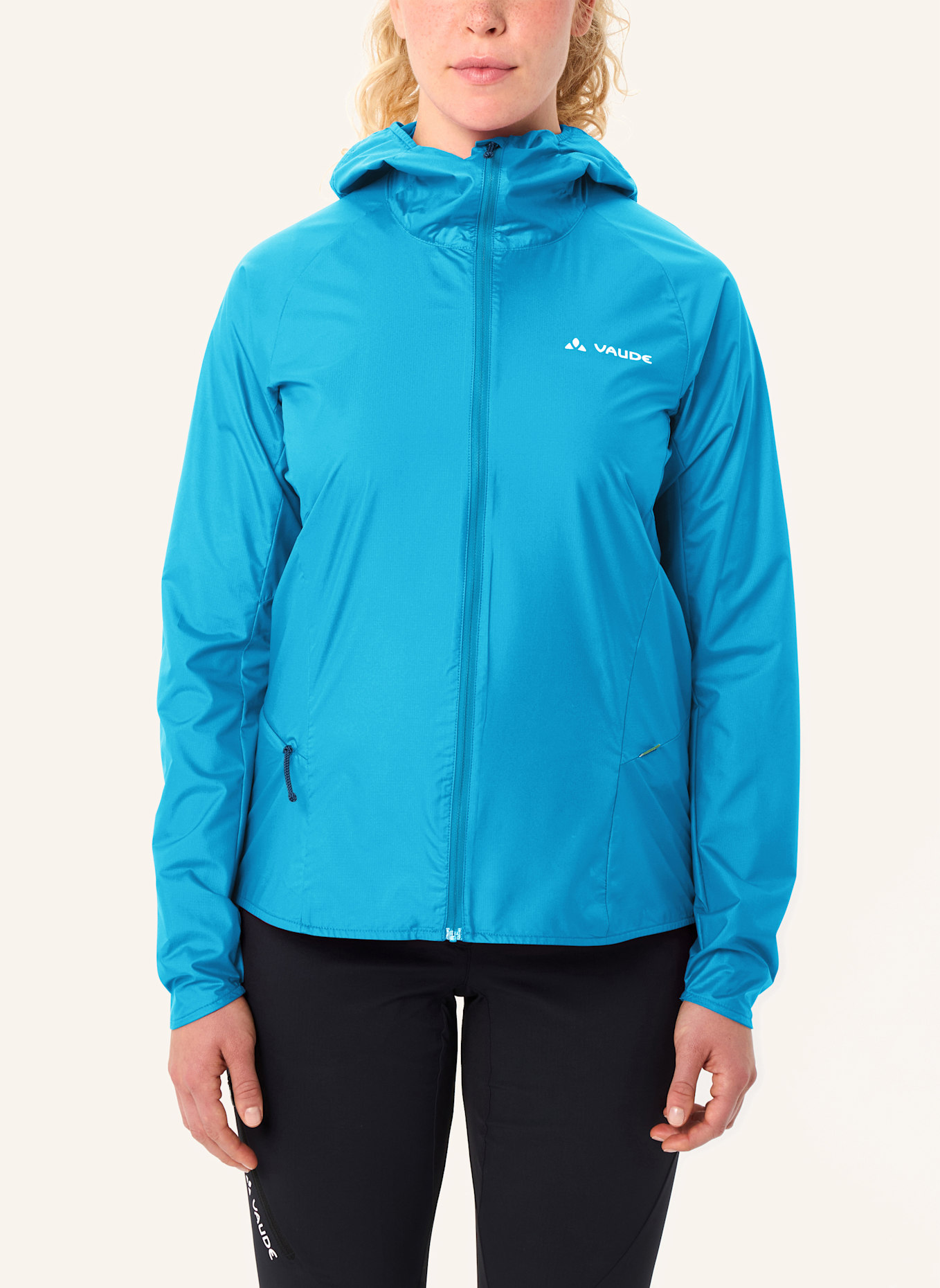 VAUDE Outdoor-Jacke W SCOPI WIND JACKET: BLAU