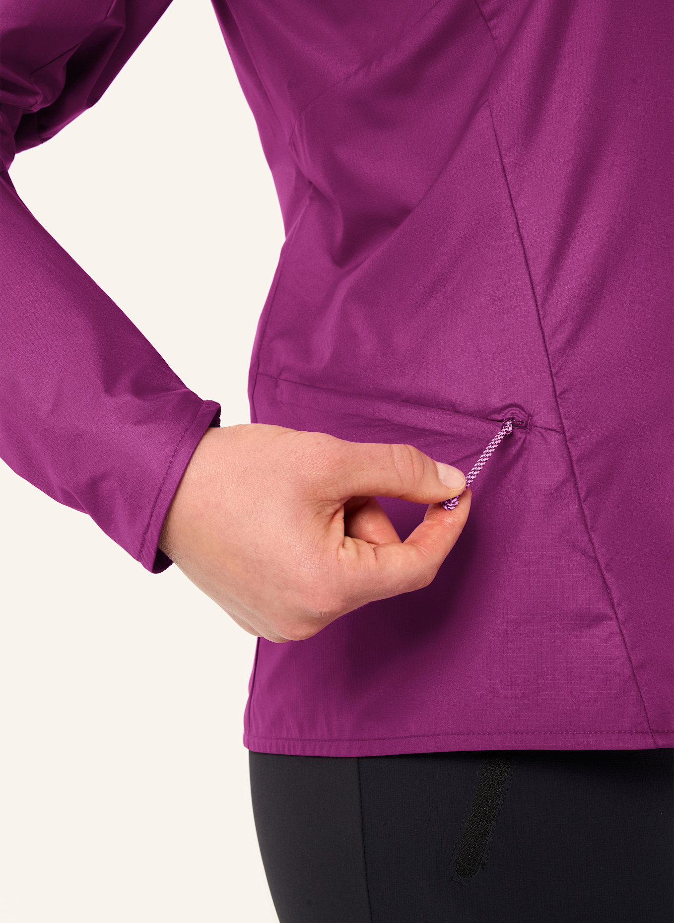 VAUDE Outdoor-Jacke W SCOPI WIND JACKET: PINK/ FUCHSIA