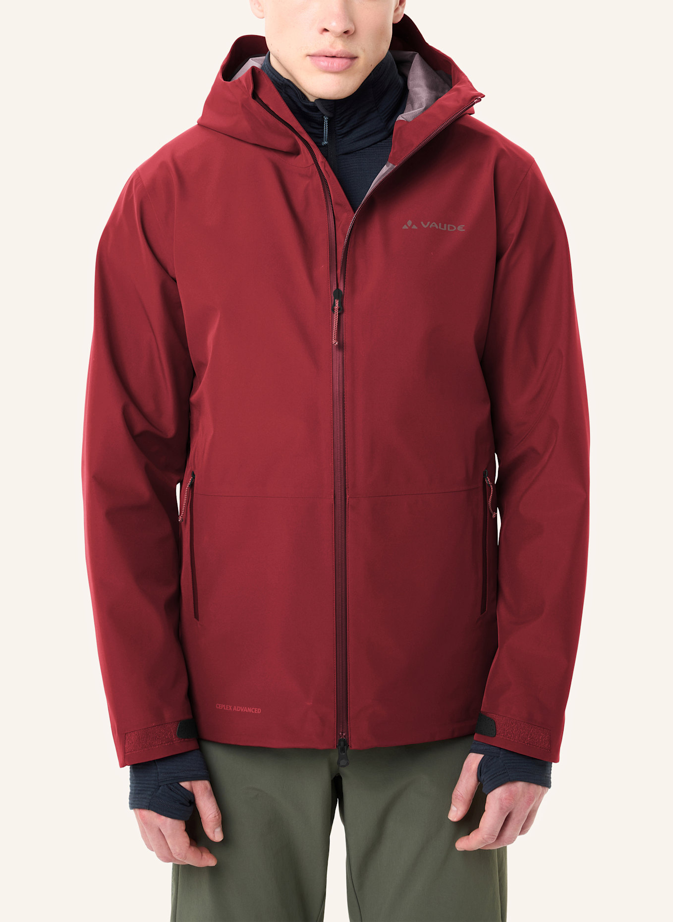 VAUDE Funktionsjacke ELOPE 3L: ROT