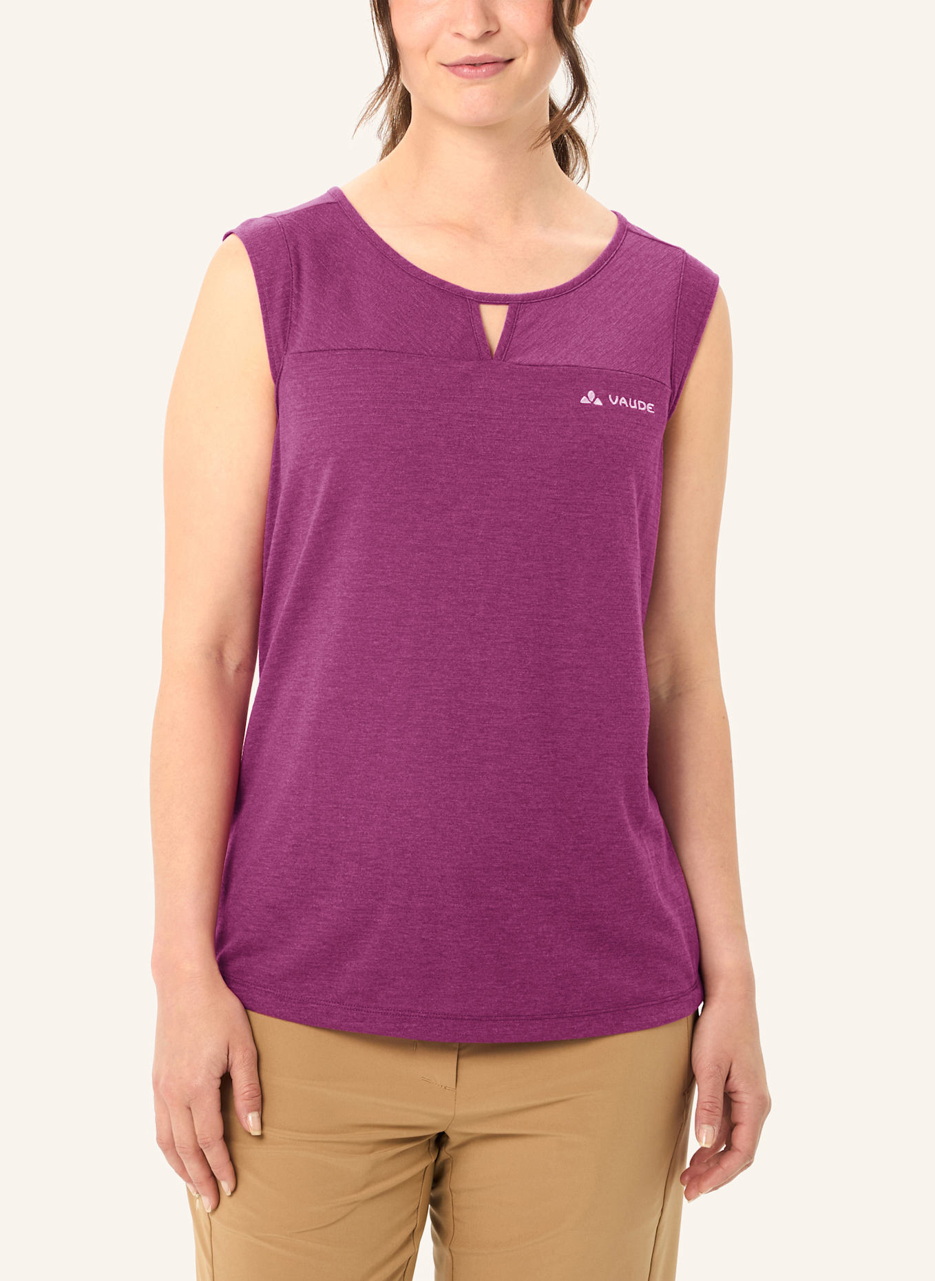 VAUDE Funktionsshirt W SKOMER HIKING TOP: PINK/ FUCHSIA