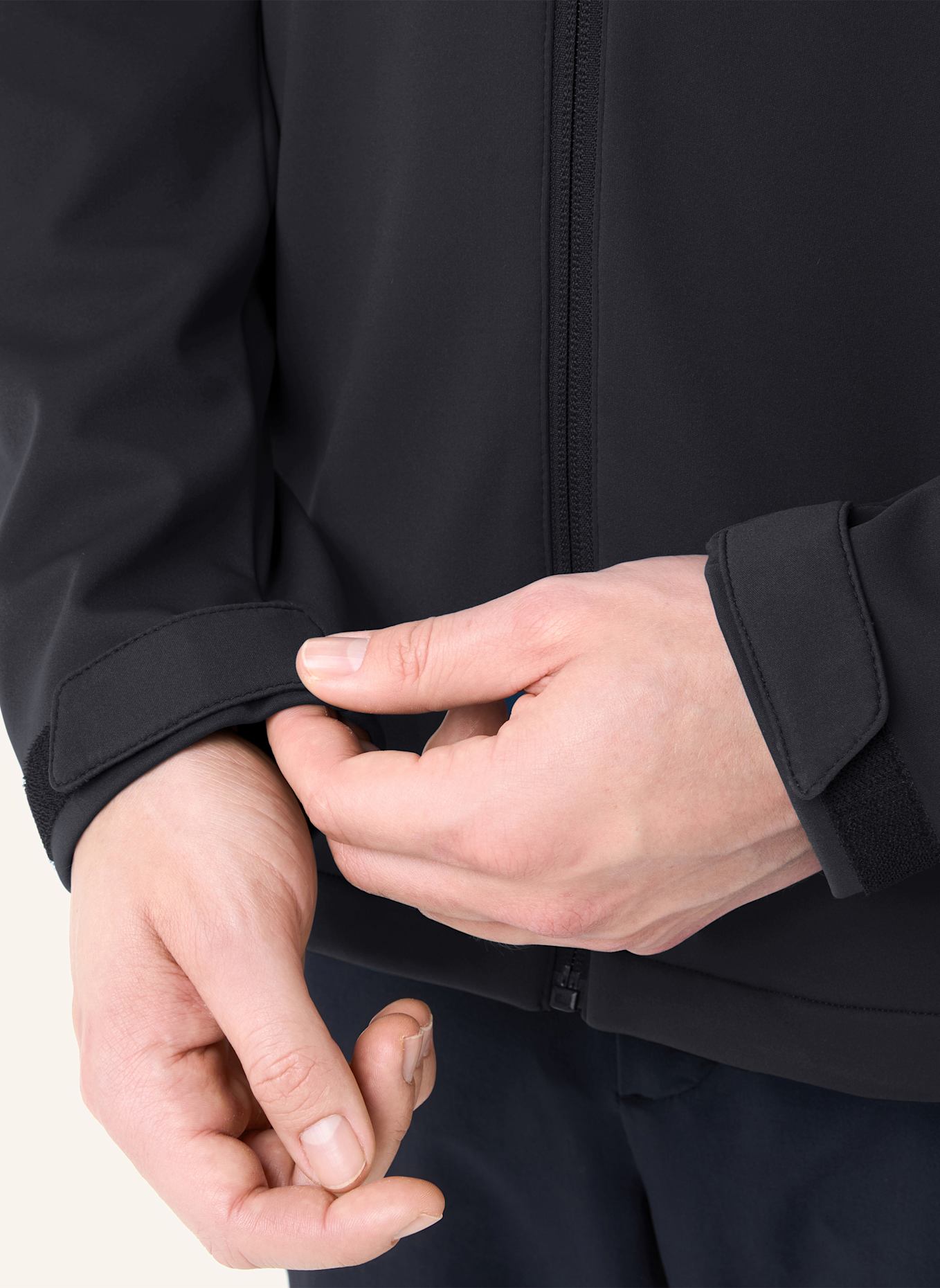 VAUDE Softshell-Jacke M EVERHIKE SOFTSHELL J: SCHWARZ