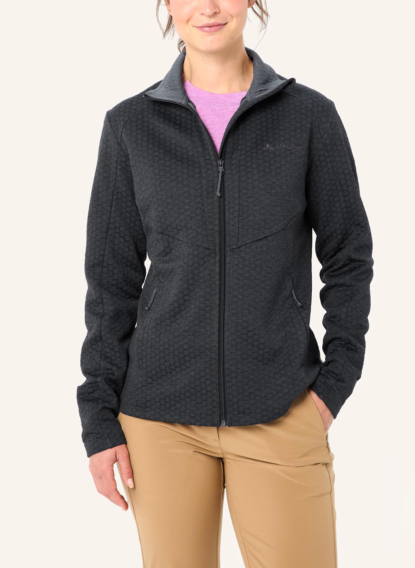 VAUDE Fleecejacke SKOMER: SCHWARZ