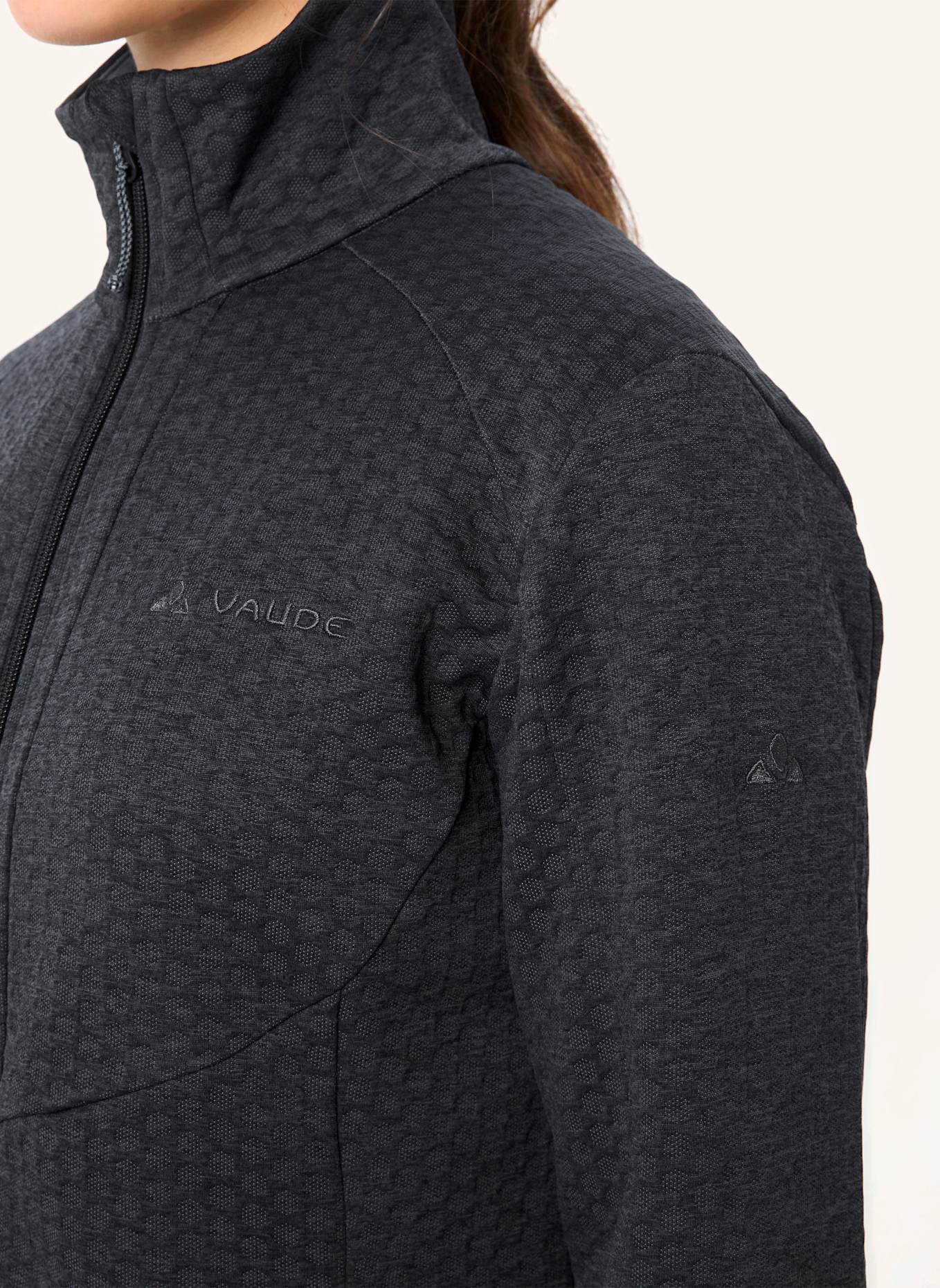 VAUDE Fleecejacke SKOMER: SCHWARZ