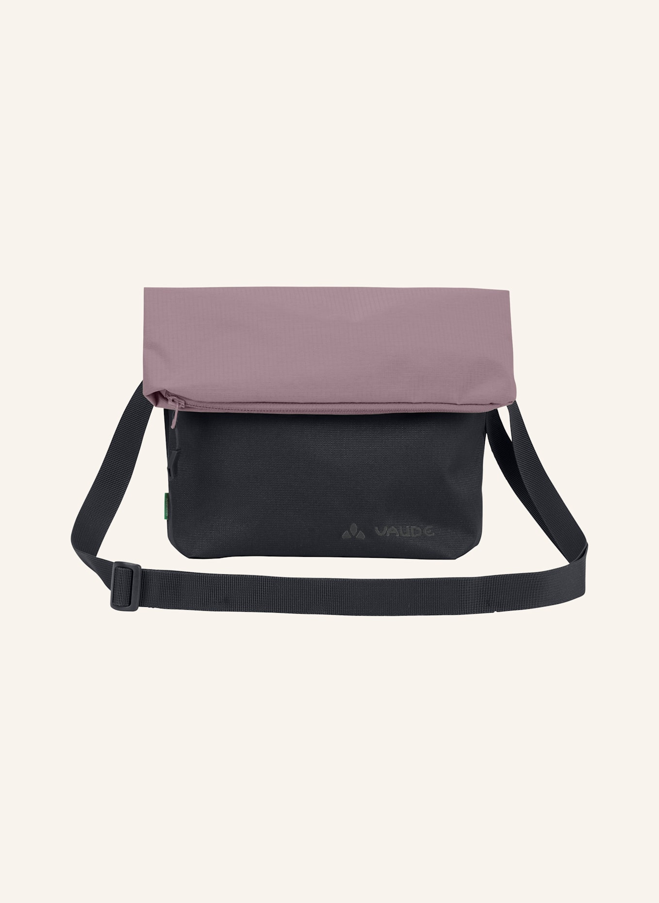 VAUDE Schultertasche HEKA II: SCHWARZ/ LILA