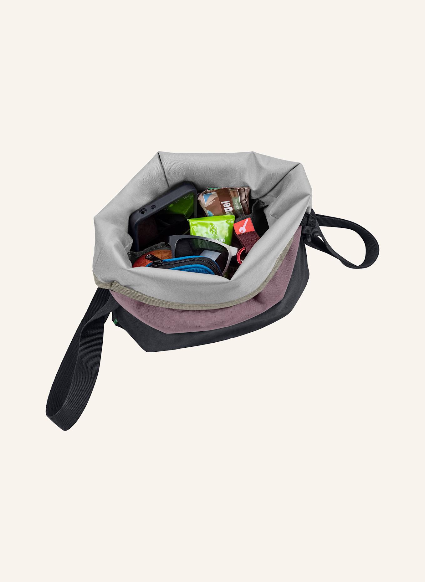 VAUDE Schultertasche HEKA II: SCHWARZ/ LILA