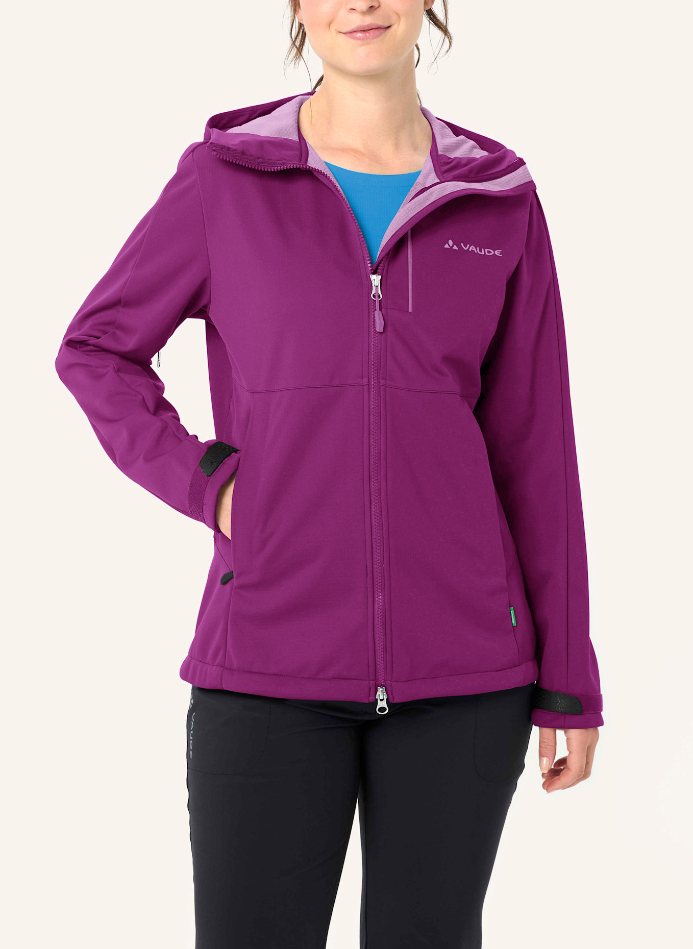 VAUDE Softshell-Jacke ALL YEAR ELOPE II: PINK/ FUCHSIA
