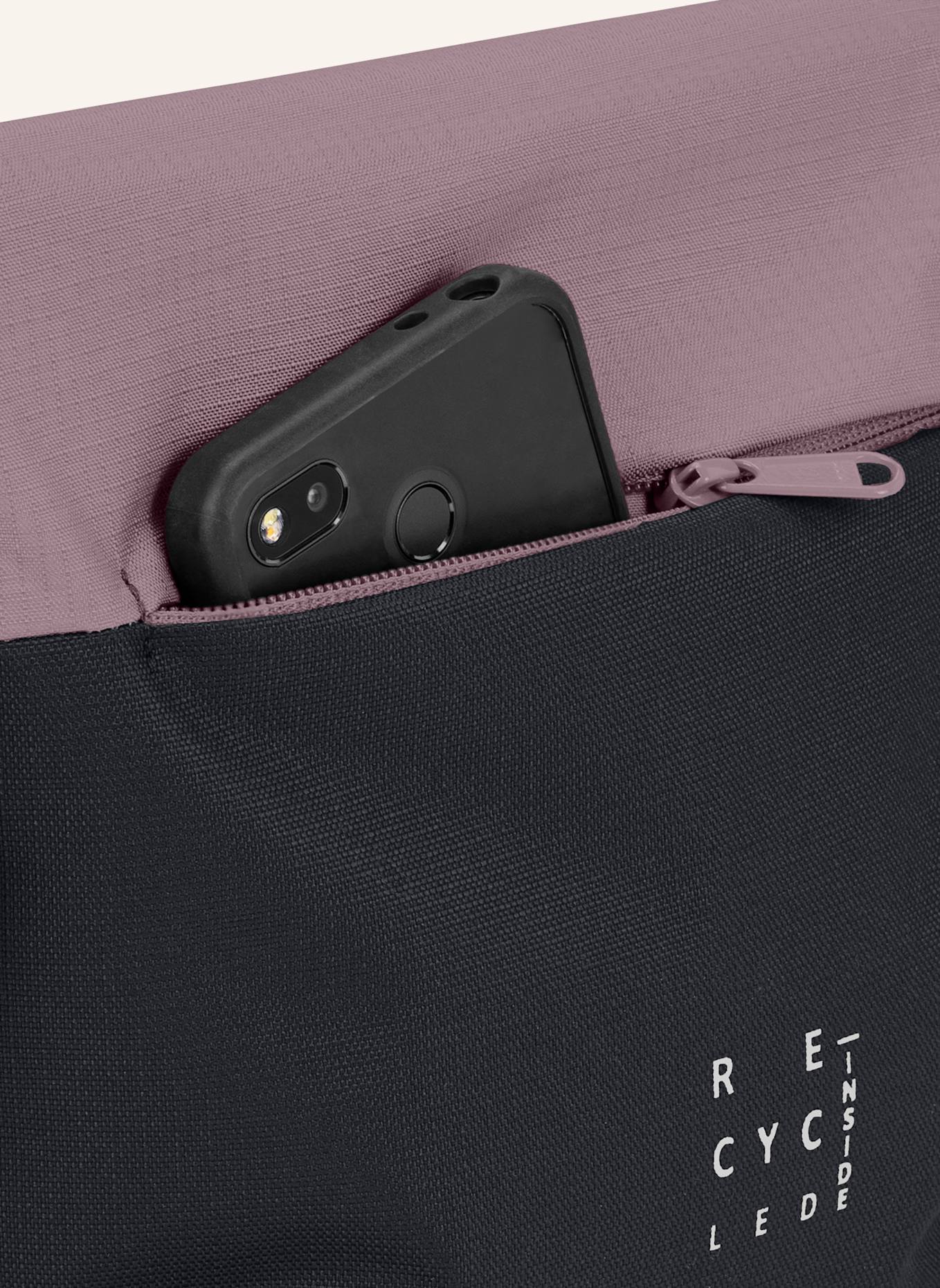 VAUDE Schultertasche HEKA II: SCHWARZ/ LILA