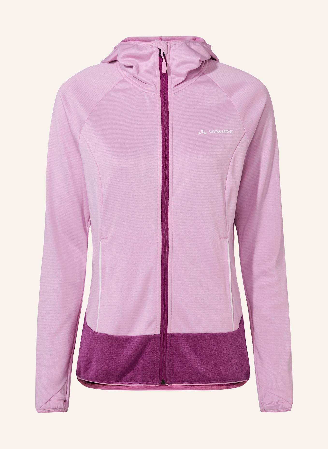 VAUDE Fleecejacke TEKOA II: HELLLILA / HELLROSA