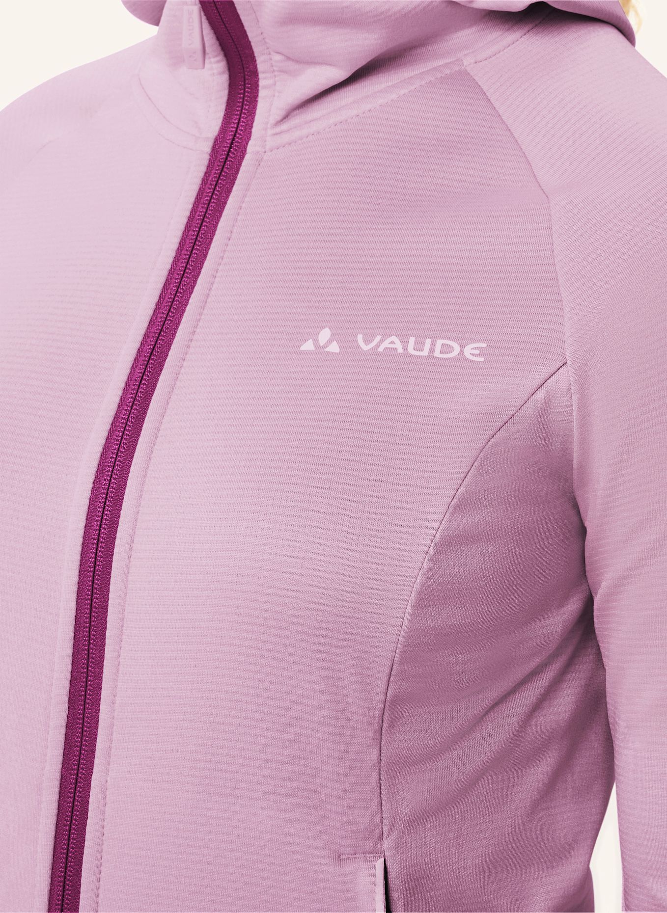 VAUDE Fleecejacke TEKOA II: HELLLILA / HELLROSA