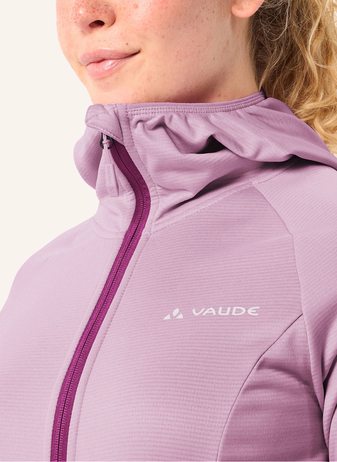 VAUDE Fleecejacke TEKOA II: HELLLILA / HELLROSA