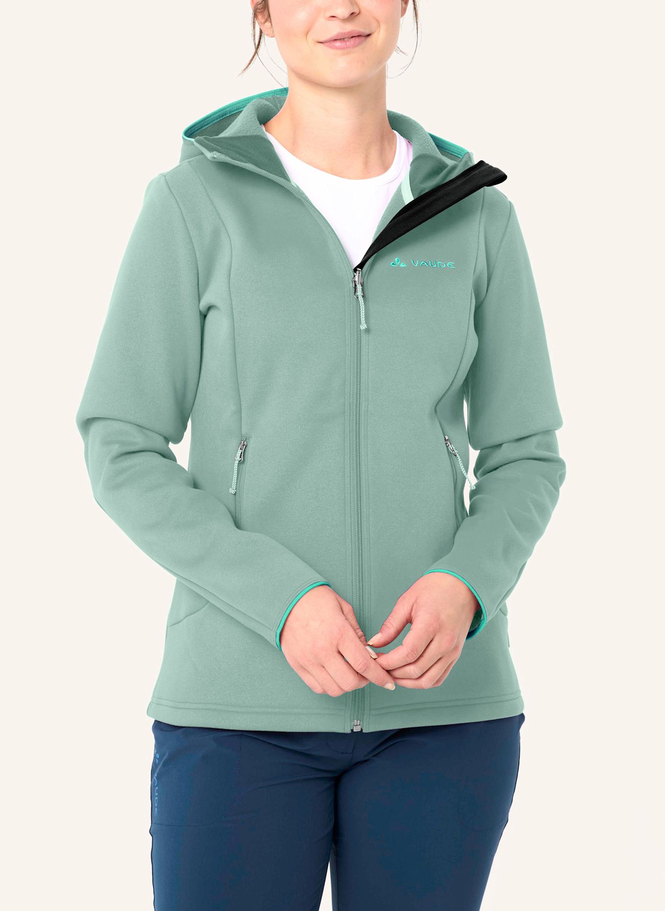 VAUDE Fleecejacke IDRIS: GRÜN