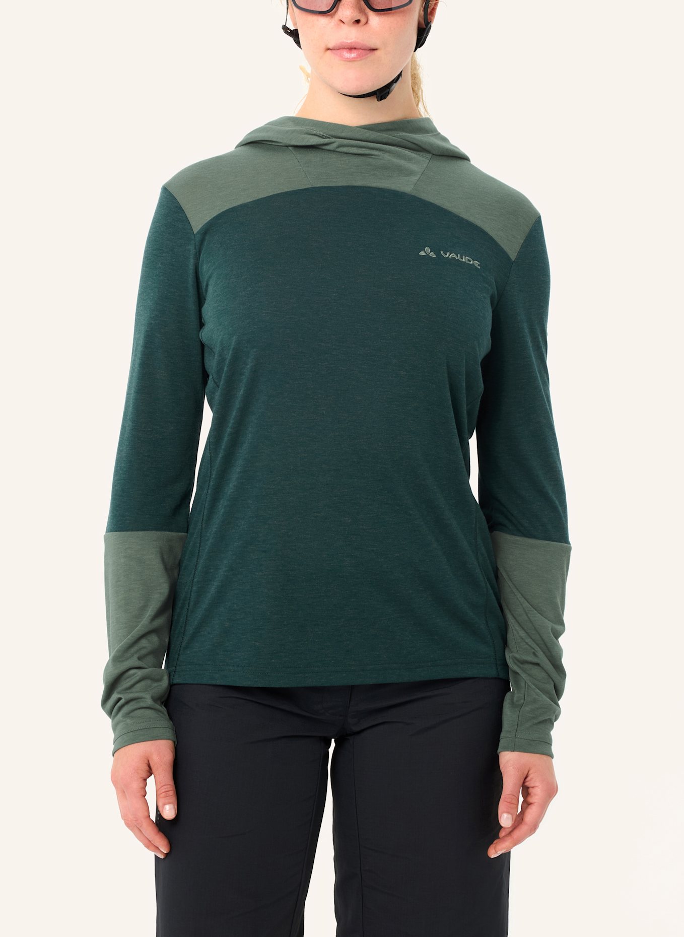 VAUDE Radshirt W TREMALZO LS SHIRT: GRÜN