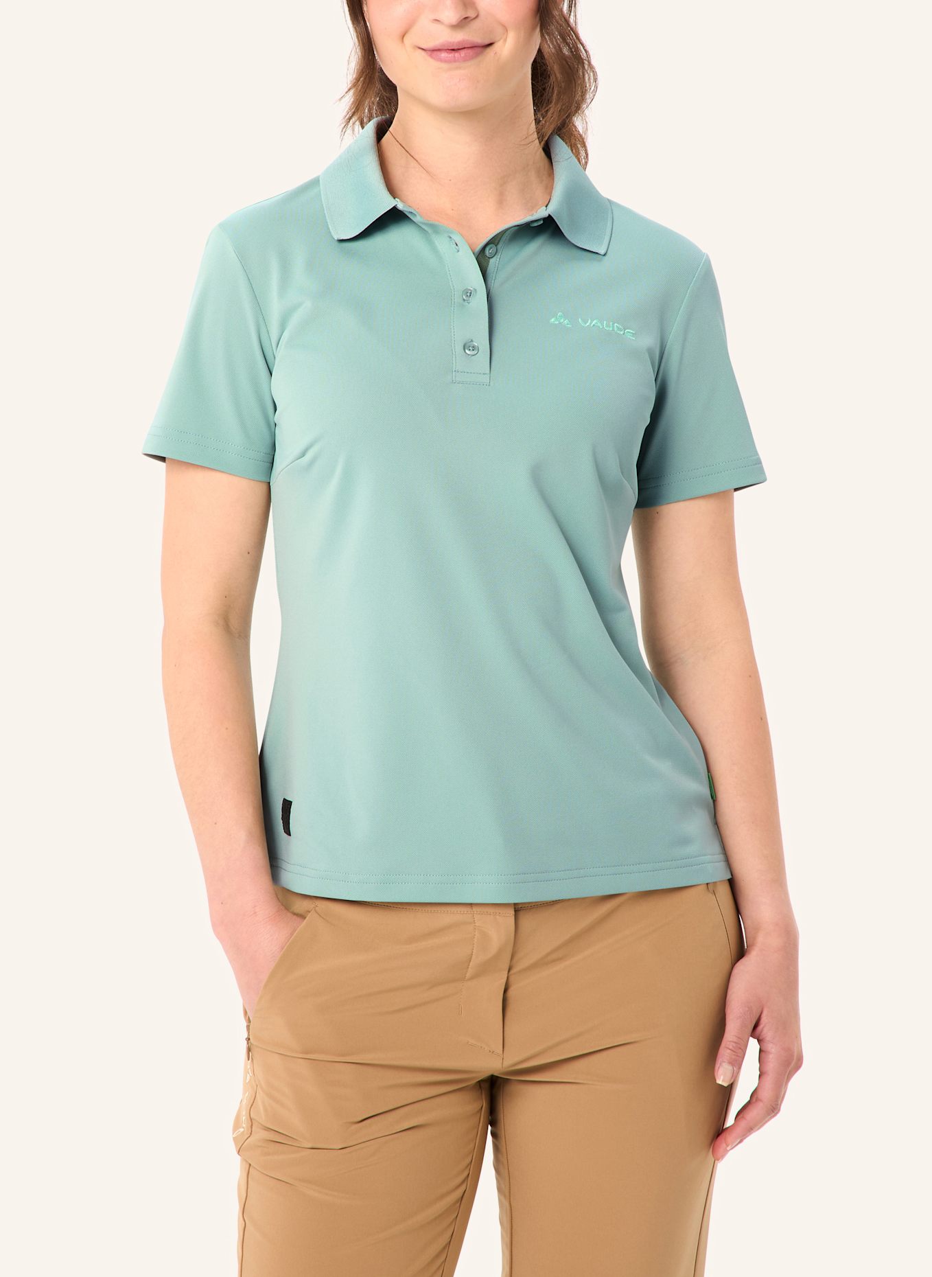 VAUDE Funktions-Poloshirt ESSENTIAL: GRÜN