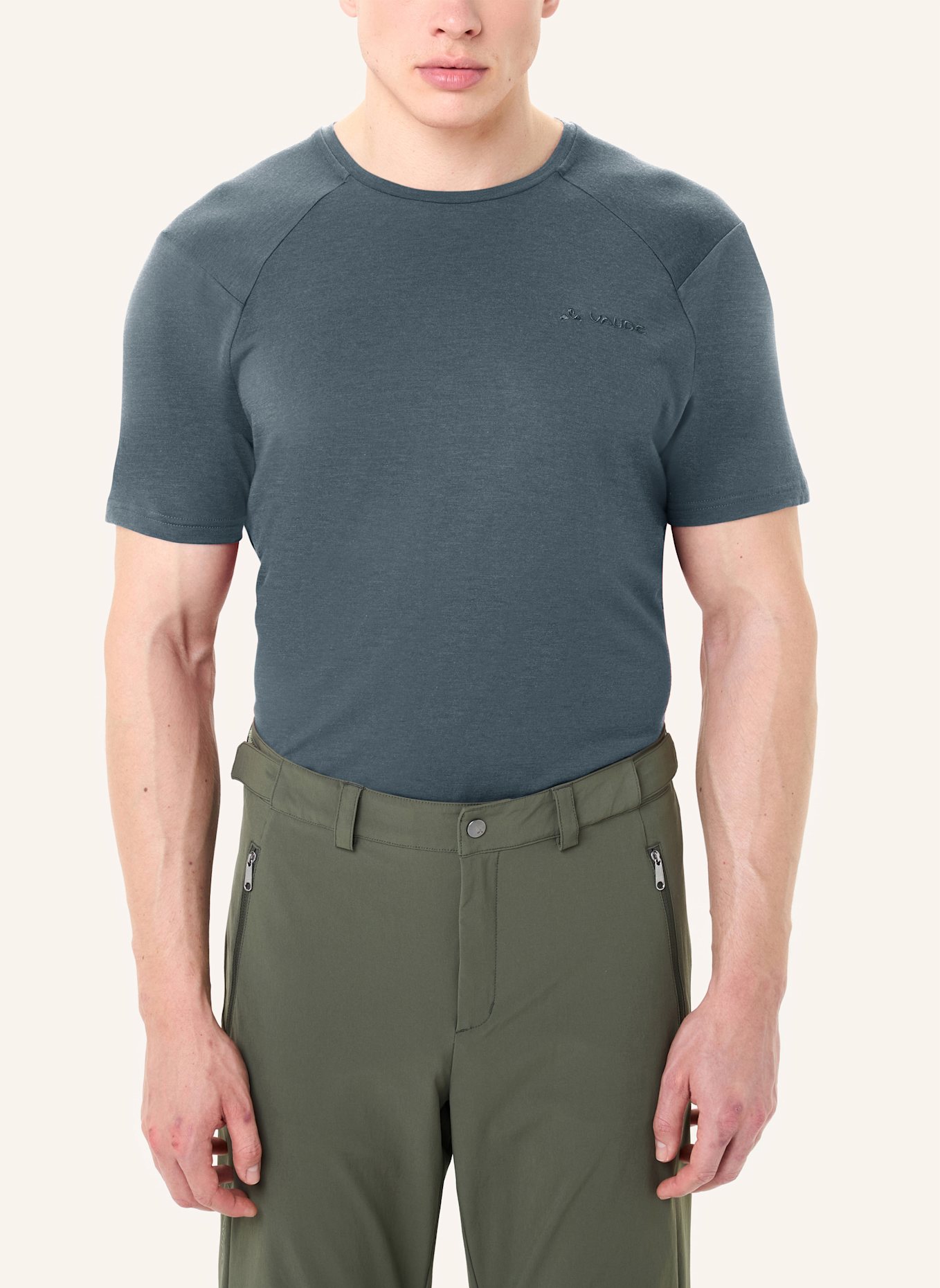 VAUDE Funktionsshirt M ESSENTIAL WOOL T-SHIRT: GRAU