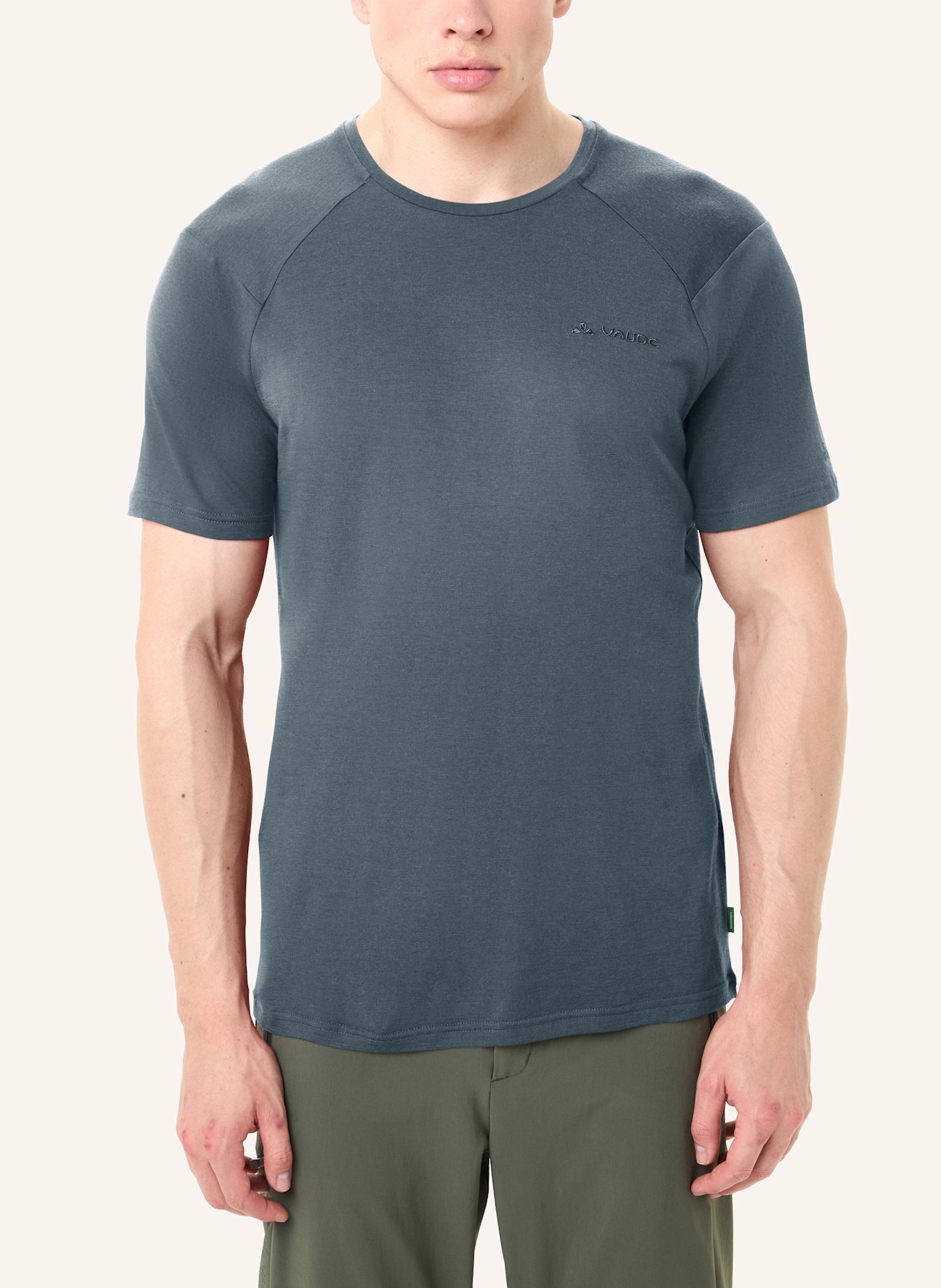 VAUDE Funktionsshirt M ESSENTIAL WOOL T-SHIRT: GRAU