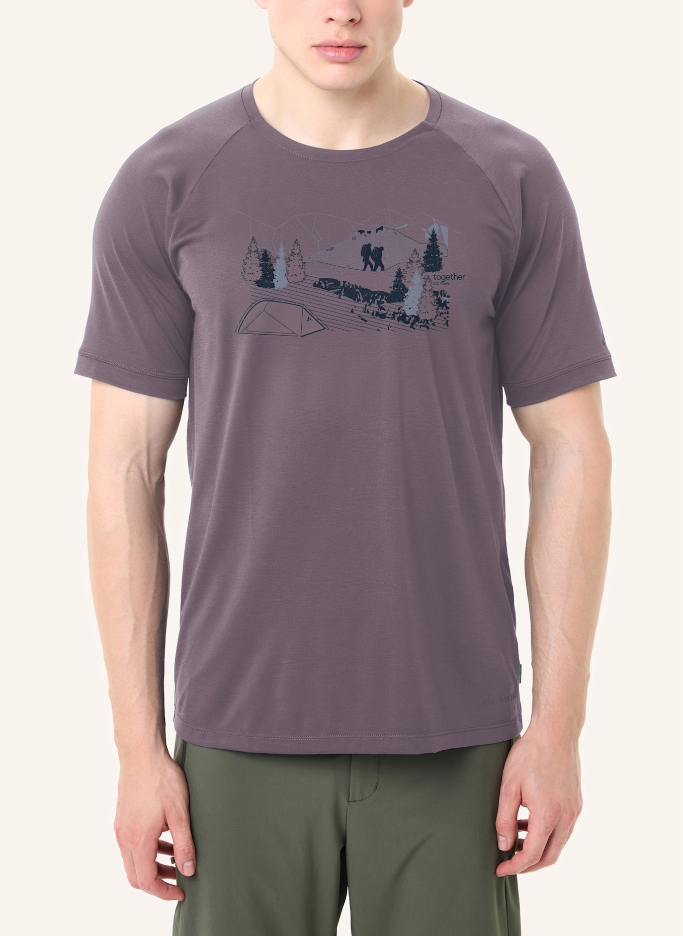 VAUDE T-Shirt GLEANN: LILA