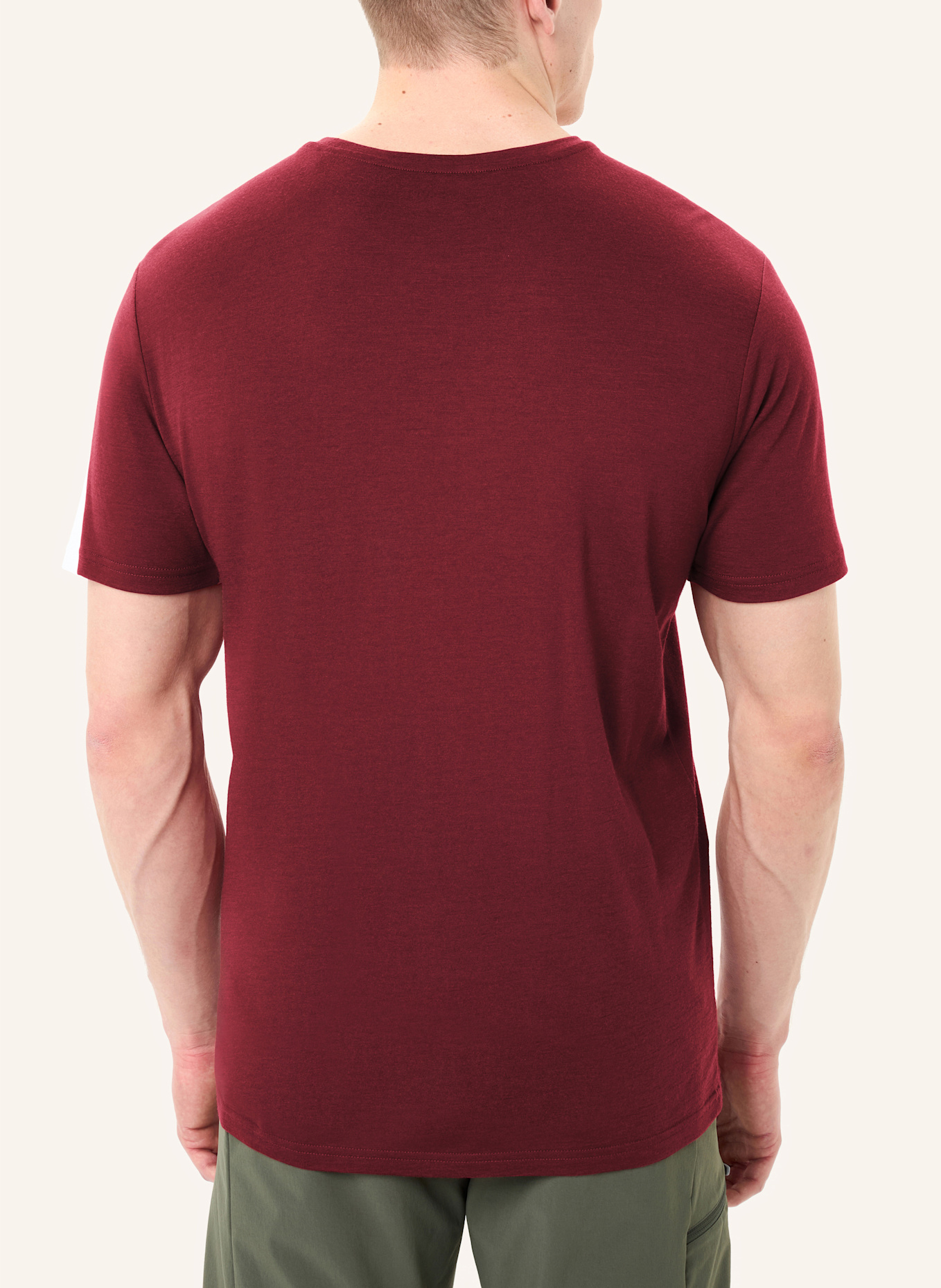 VAUDE Funktionsshirt M ESSENTIAL WOOL T-SHIRT: ROT