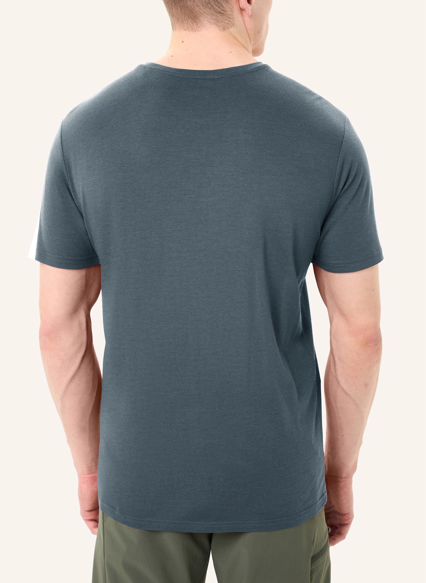 VAUDE Funktionsshirt M ESSENTIAL WOOL T-SHIRT: GRAU