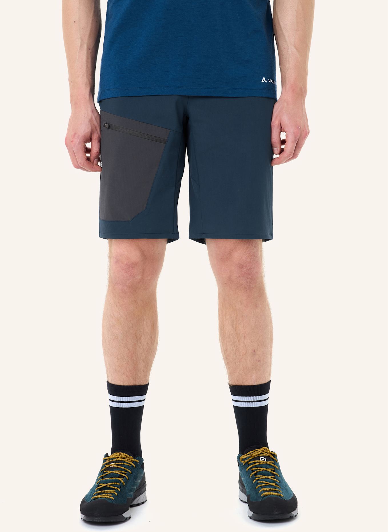 VAUDE Softshell-Hose BADILE II: BLAU