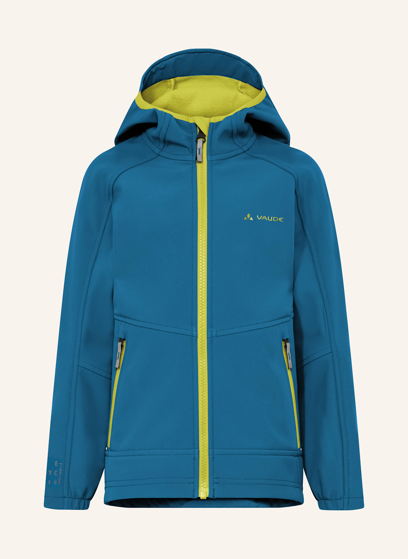 VAUDE Softshell-Jacke KIDS RONDANE JACKET IV: BLAU