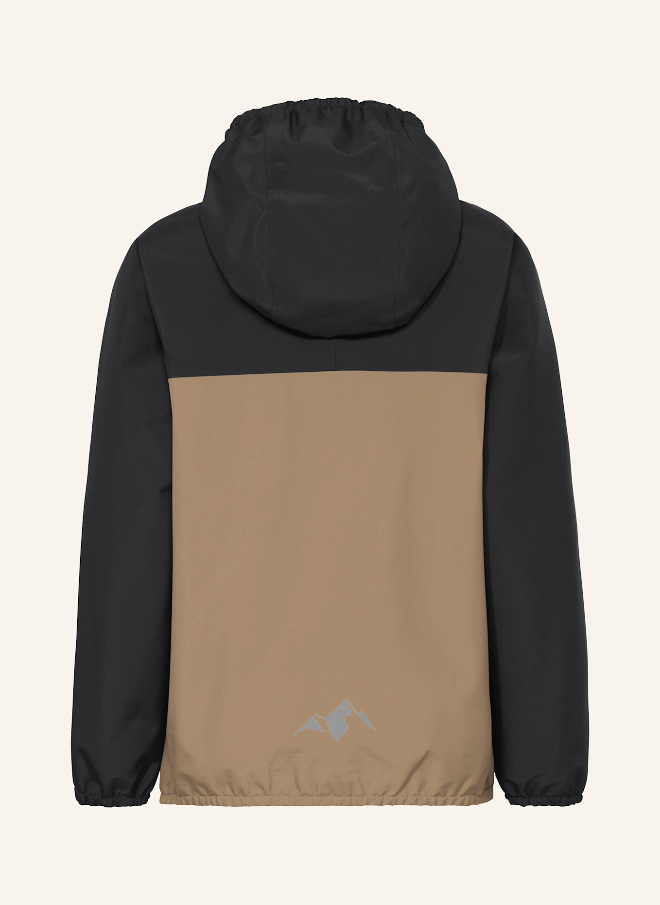 VAUDE Regenjacke TURACO III: SCHWARZ/ BRAUN