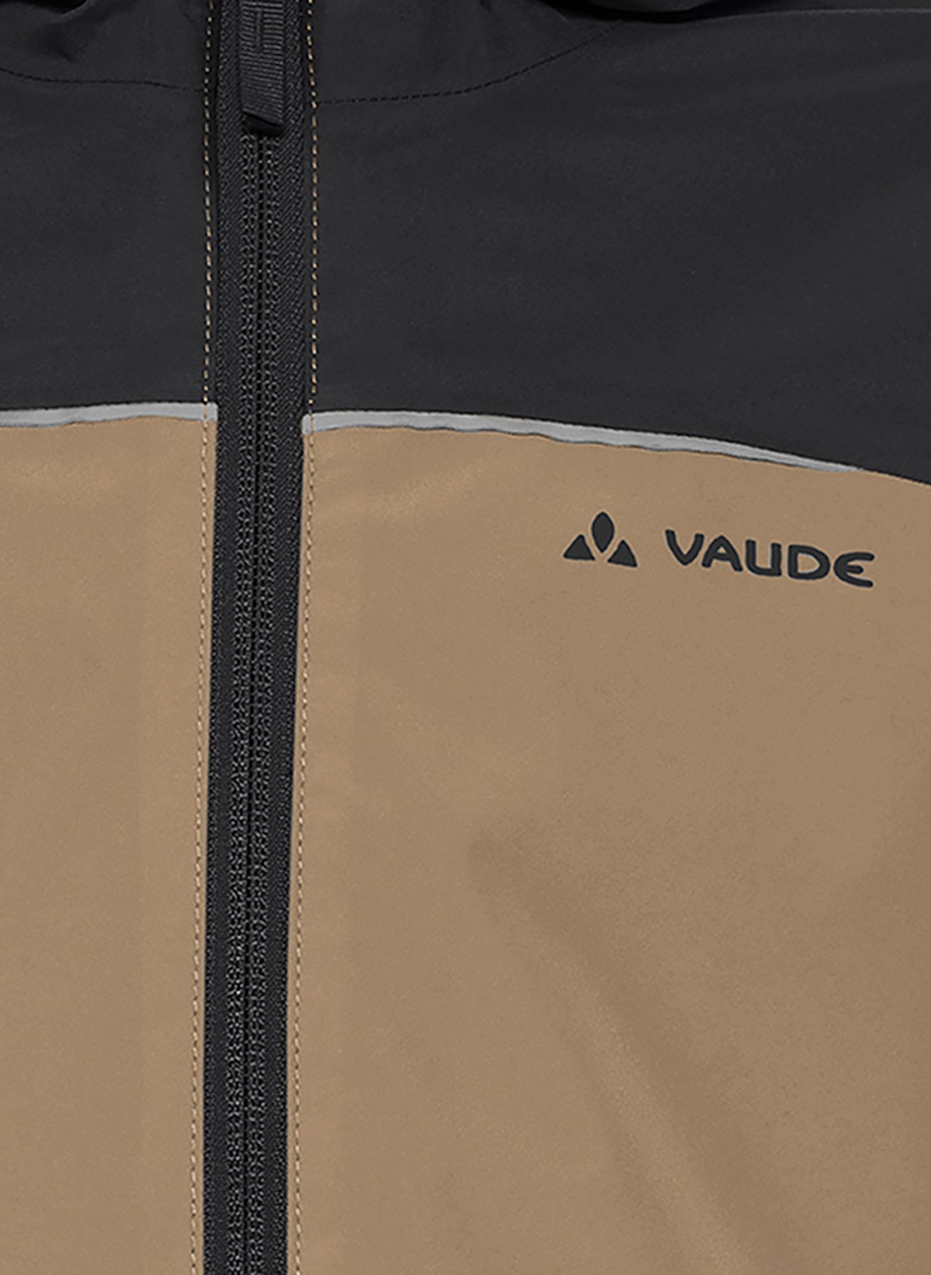 VAUDE Regenjacke TURACO III: SCHWARZ/ BRAUN