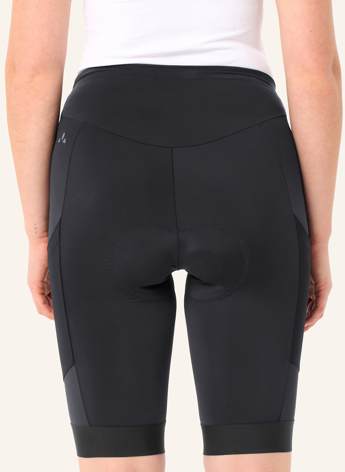 VAUDE Radhose mit gepolstertem Einsatz W KURO TIGHTS II: SCHWARZ