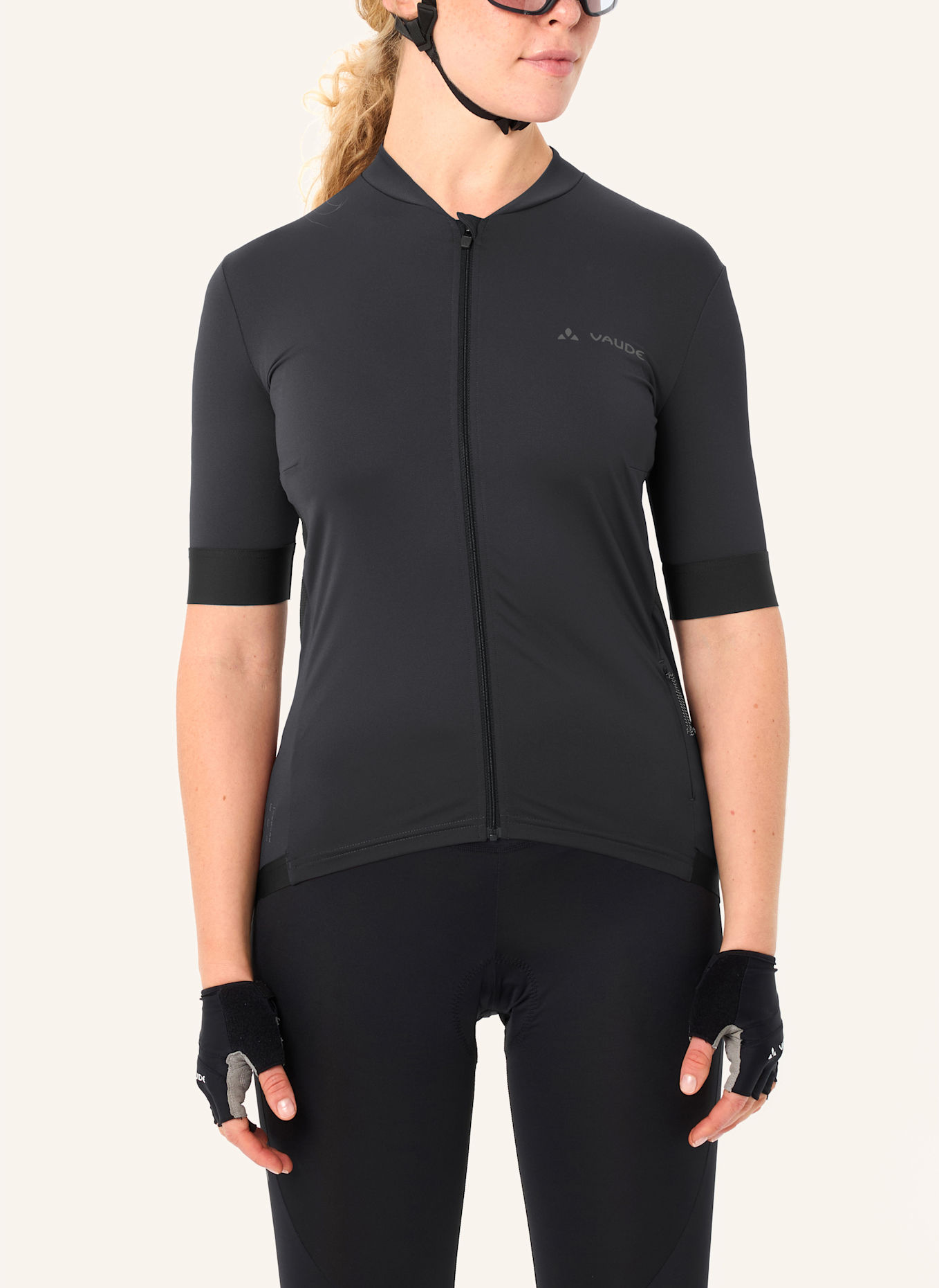 VAUDE Radtrikot W KURO FZ TRICOT II: SCHWARZ