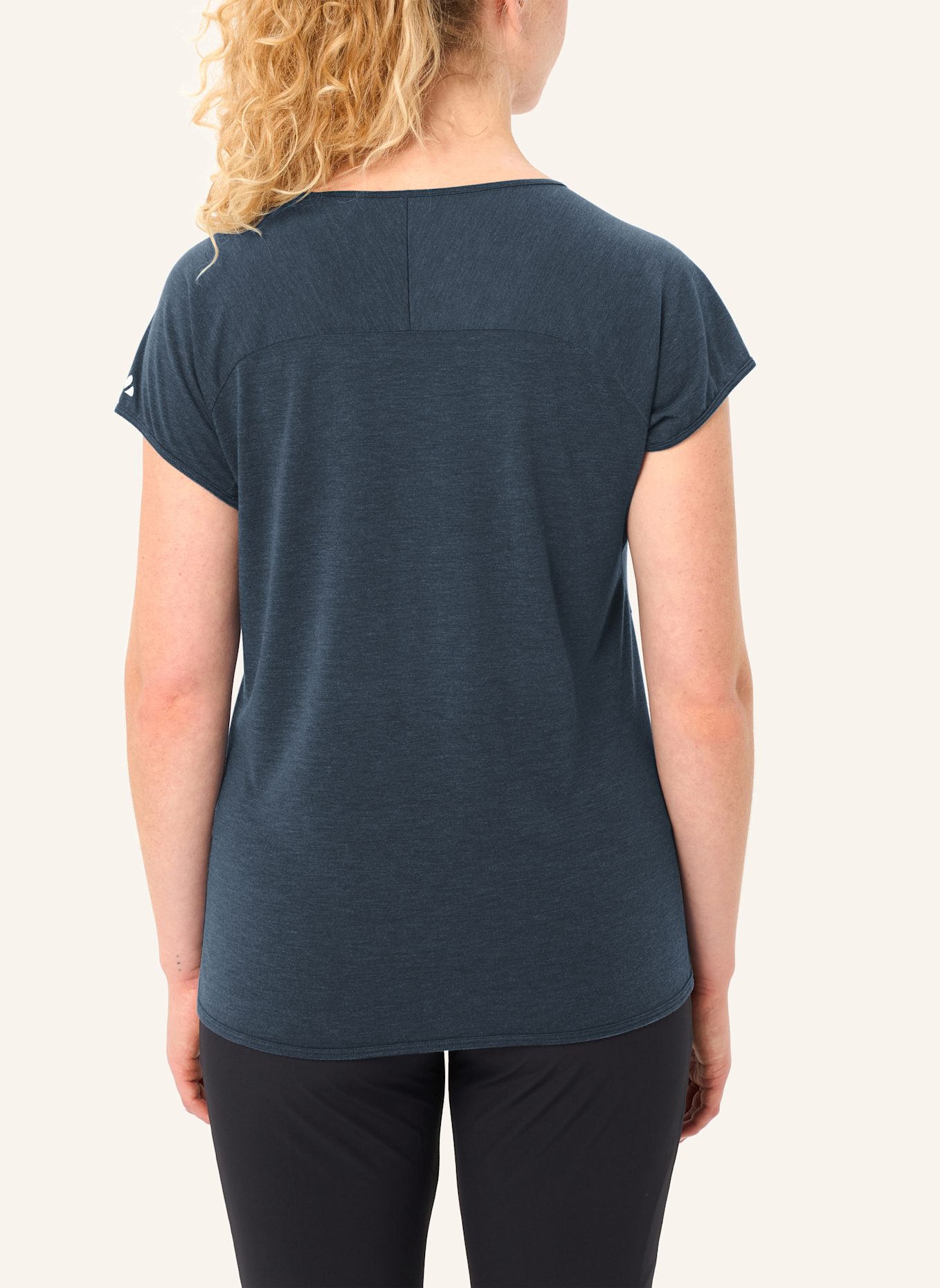 VAUDE T-Shirt TEKOA II: BLAU/ WEISS