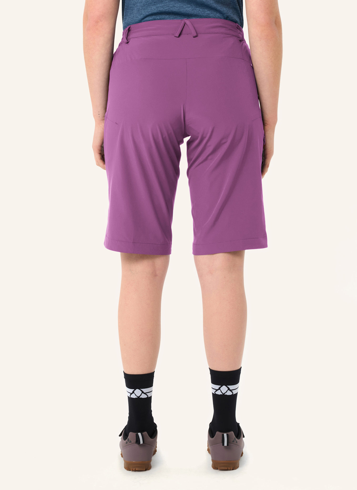 VAUDE Radhose mit gepolstertem Einsatz W TAMARO SHORTS III: LILA