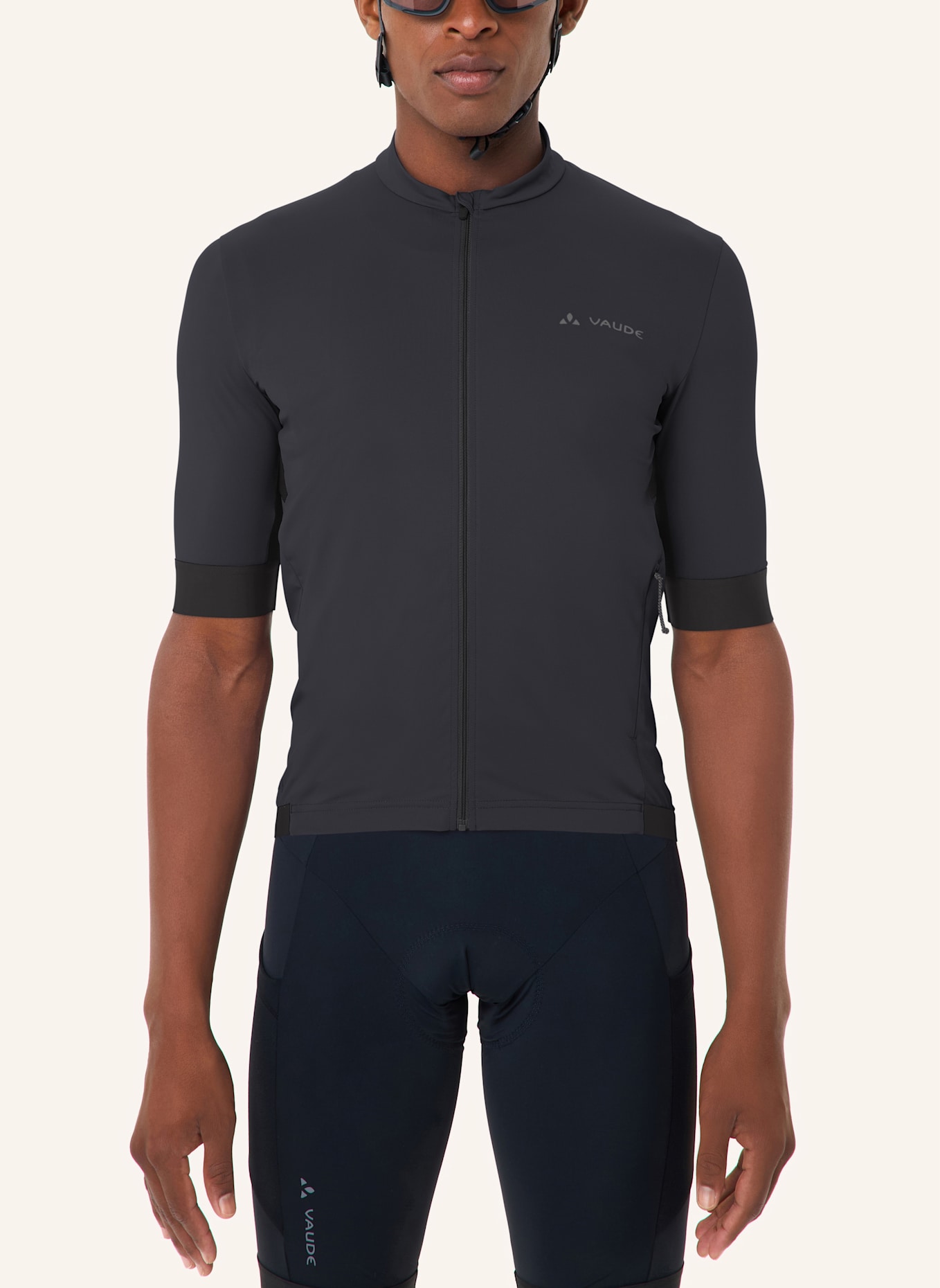 VAUDE Radtrikot M KURO FZ TRICOT II: SCHWARZ