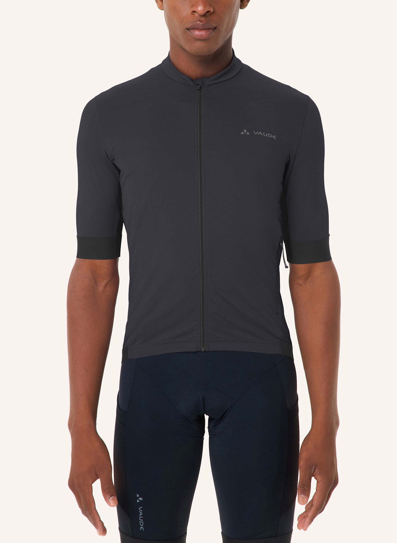 VAUDE Radtrikot M KURO FZ TRICOT II: SCHWARZ