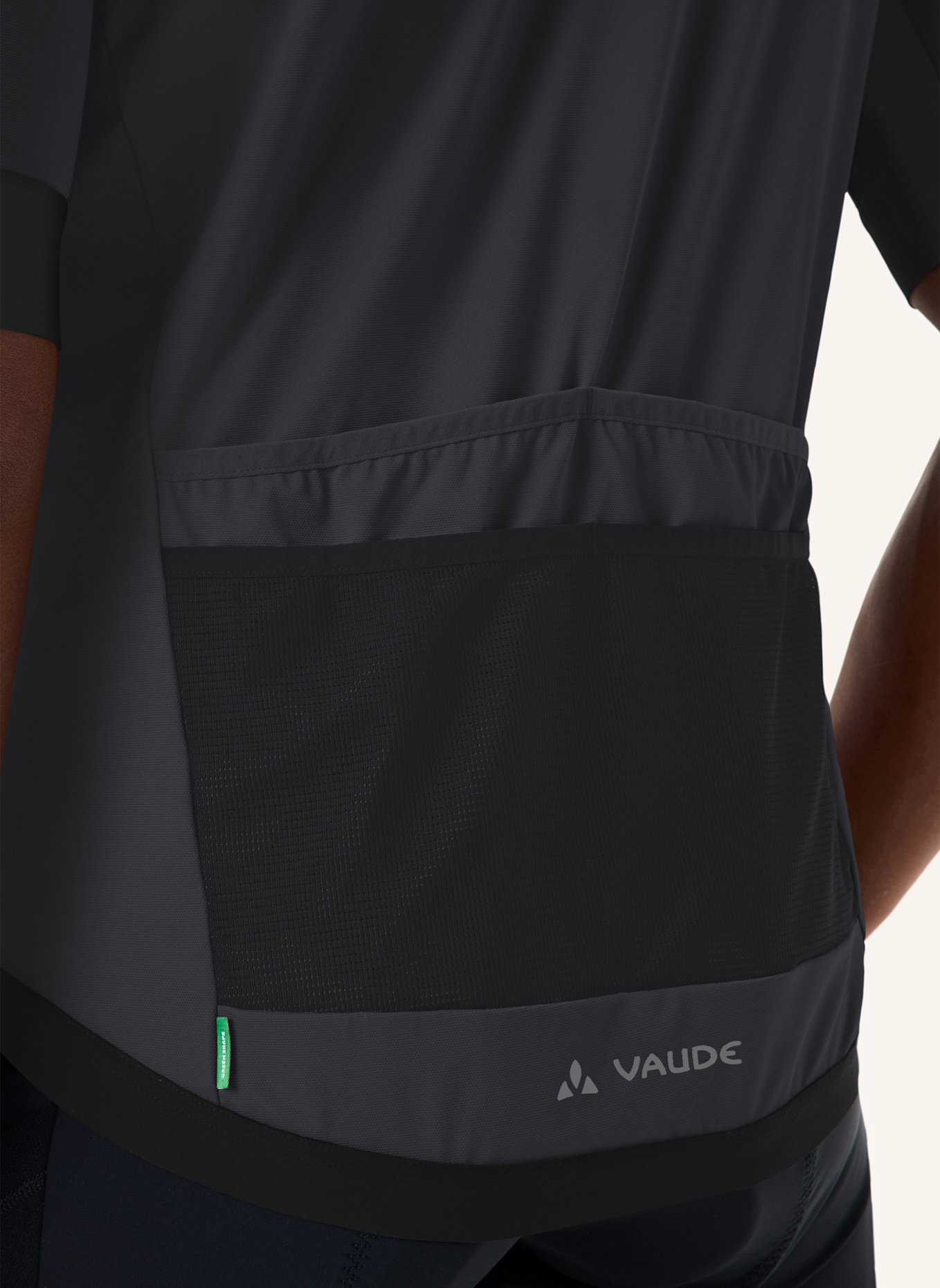 VAUDE Radtrikot M KURO FZ TRICOT II: SCHWARZ