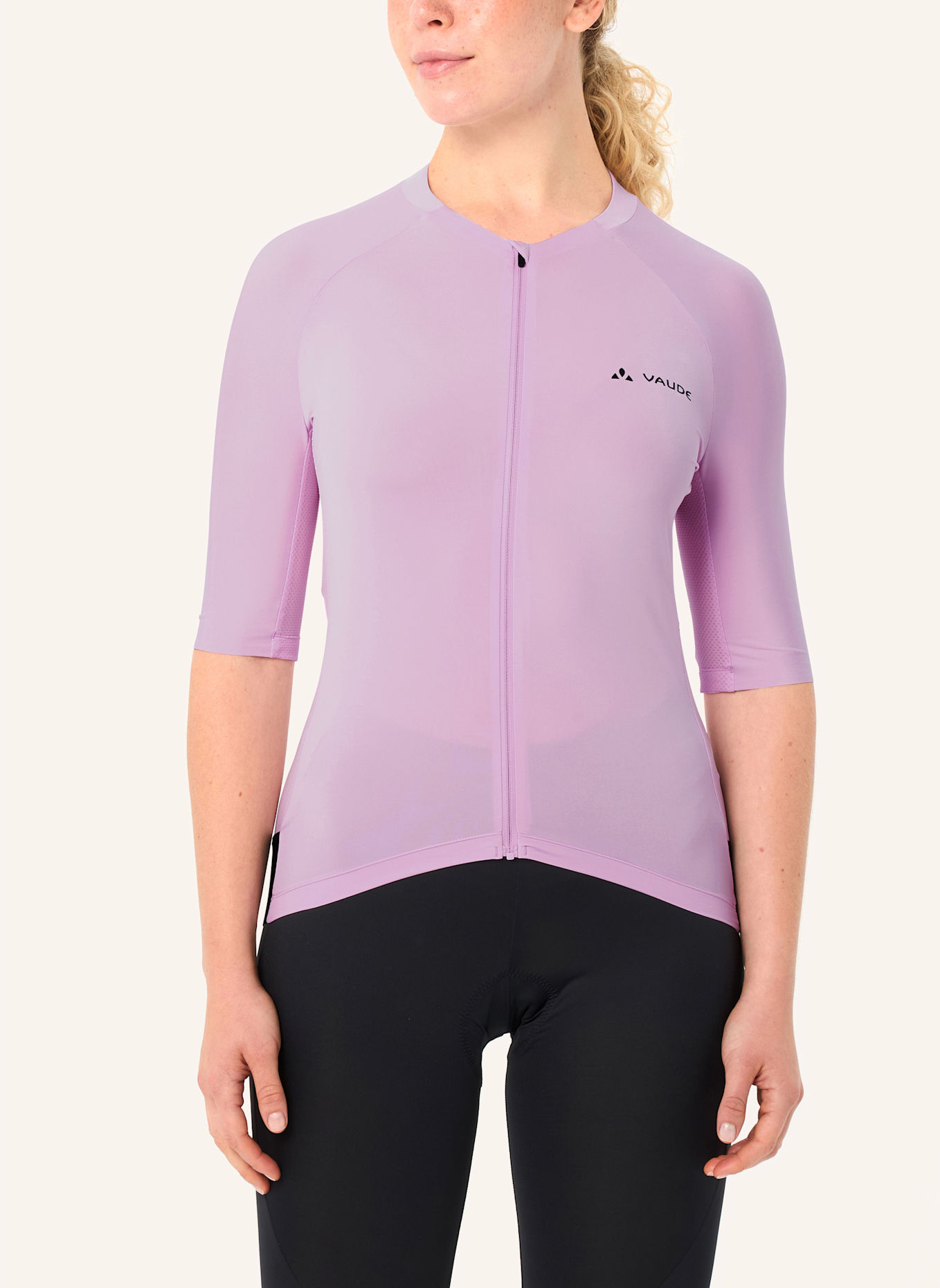 VAUDE Radtrikot W FURKA FZ TRICOT III: HELLLILA/ HELLROSA