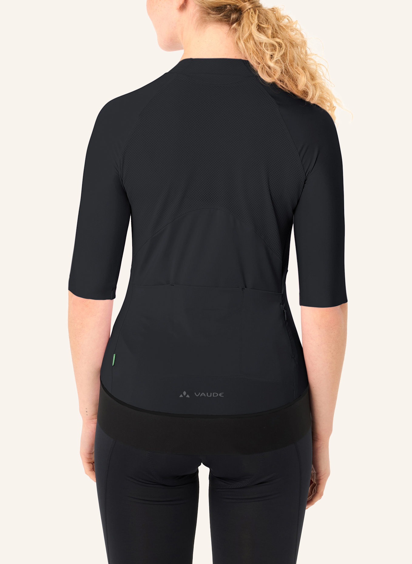 VAUDE Radtrikot W FURKA FZ TRICOT III: SCHWARZ