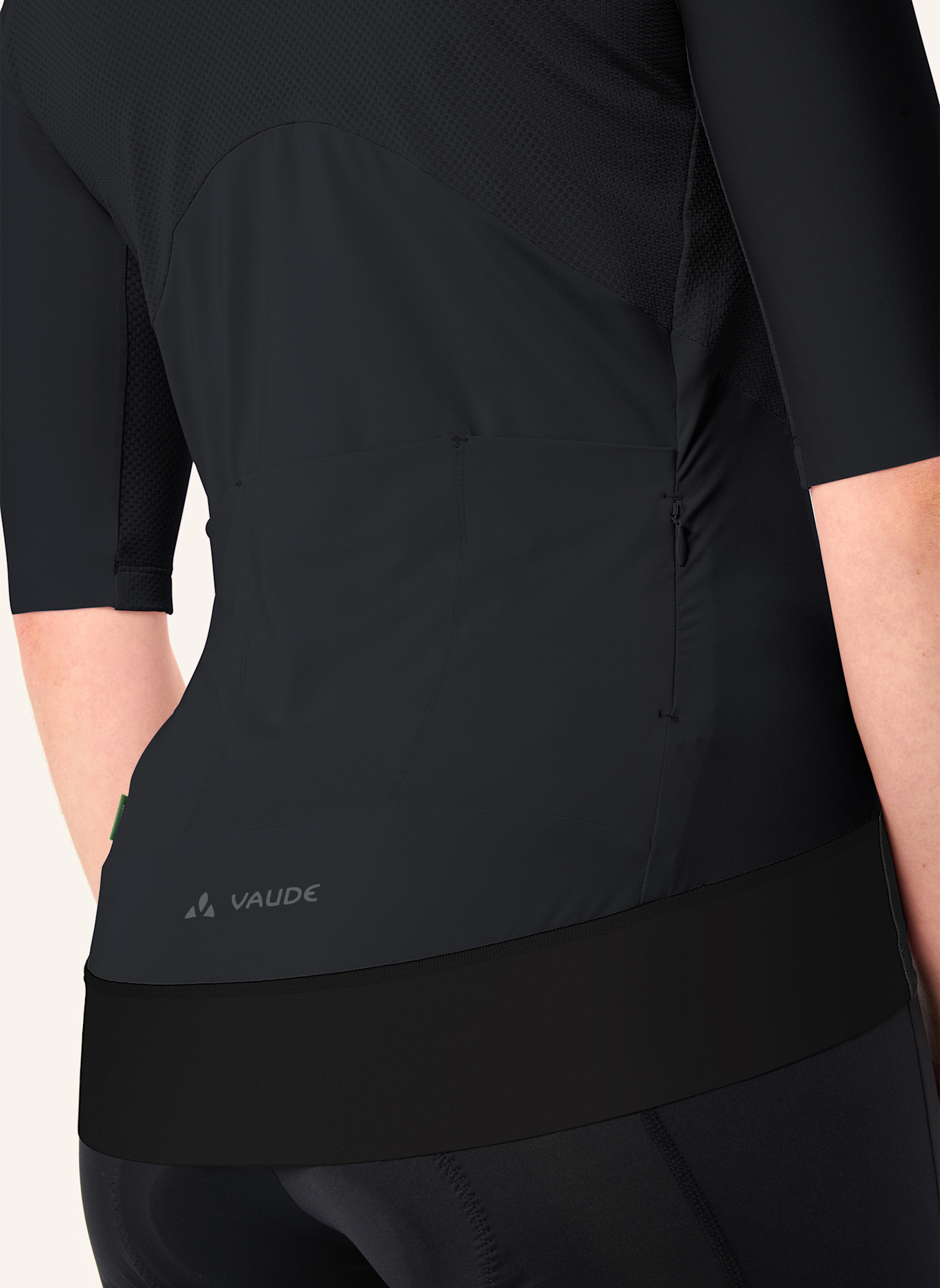 VAUDE Radtrikot W FURKA FZ TRICOT III: SCHWARZ