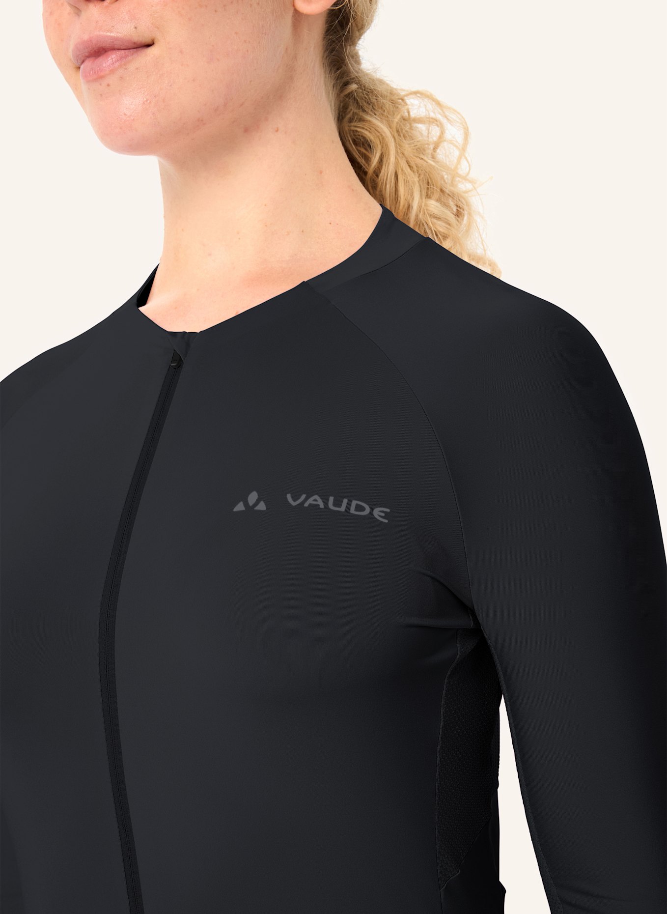 VAUDE Radtrikot W FURKA FZ TRICOT III: SCHWARZ