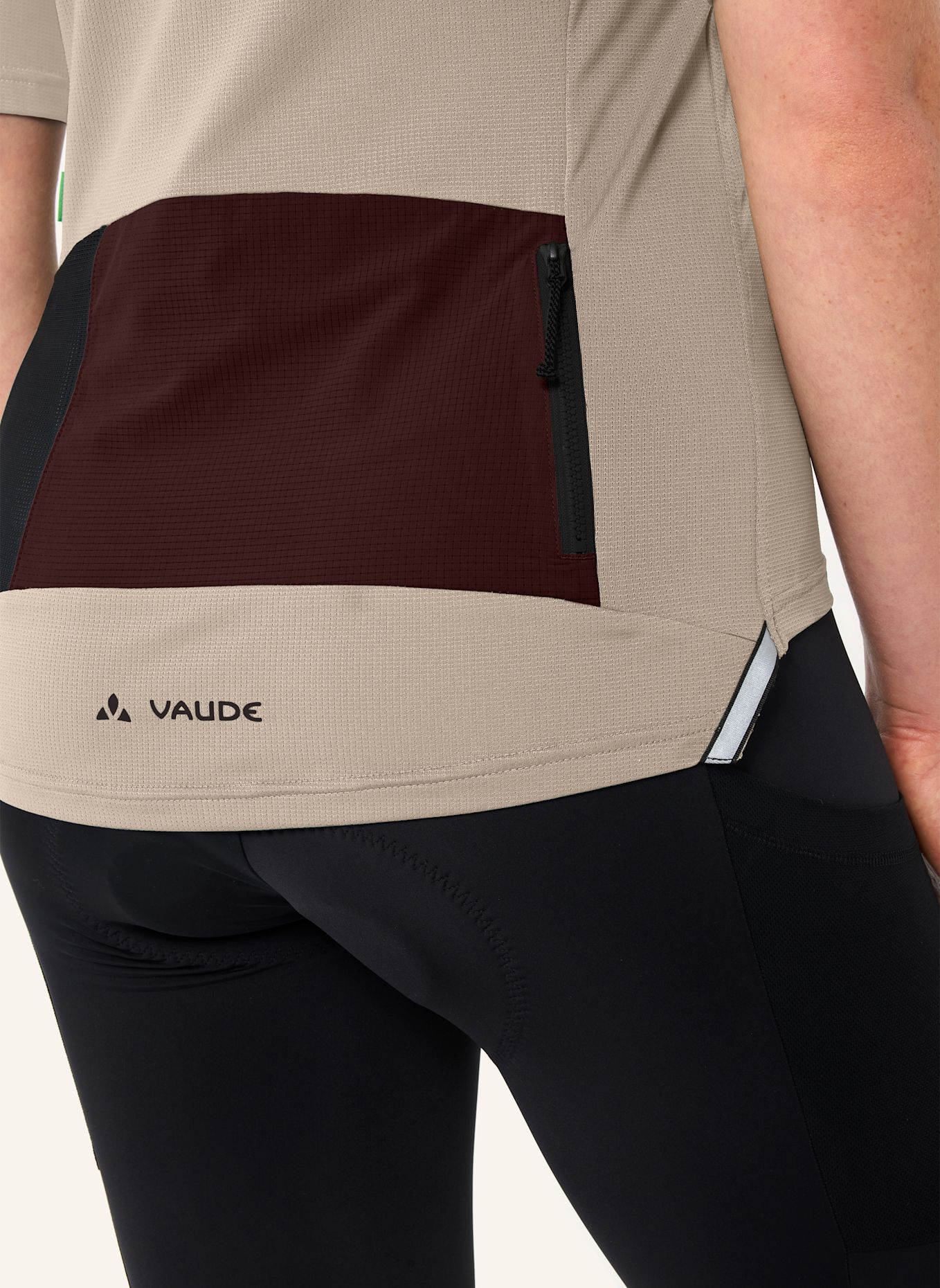 VAUDE Radshirt W KURO SHIRT II: BEIGE