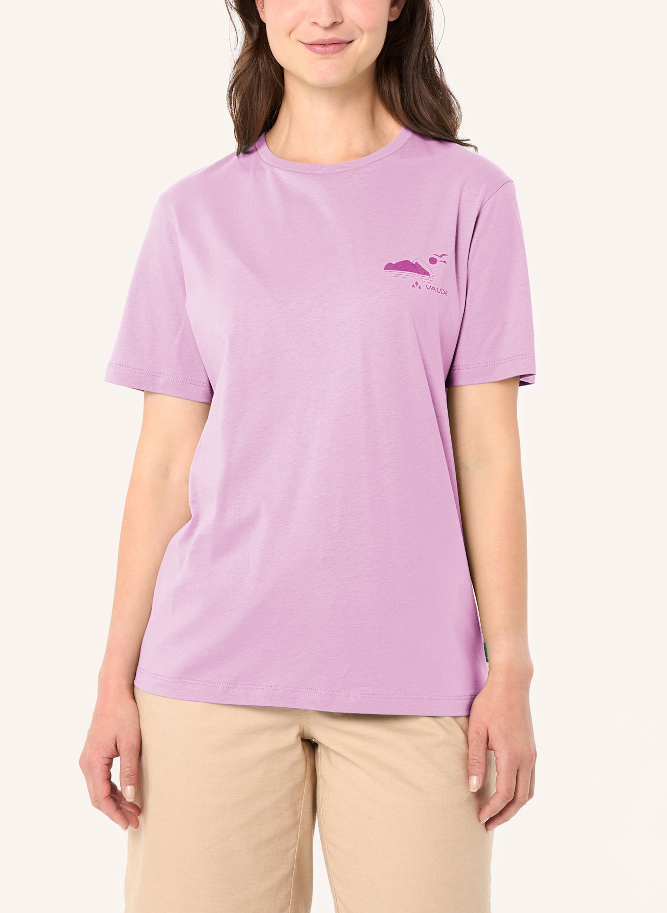 VAUDE Funktionsshirt W SPIRIT T-SHIRT II: HELLLILA/ HELLROSA