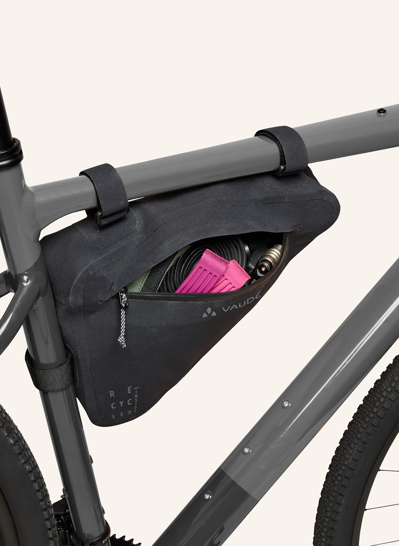 VAUDE Rahmentasche TRAILFRAME M: SCHWARZ