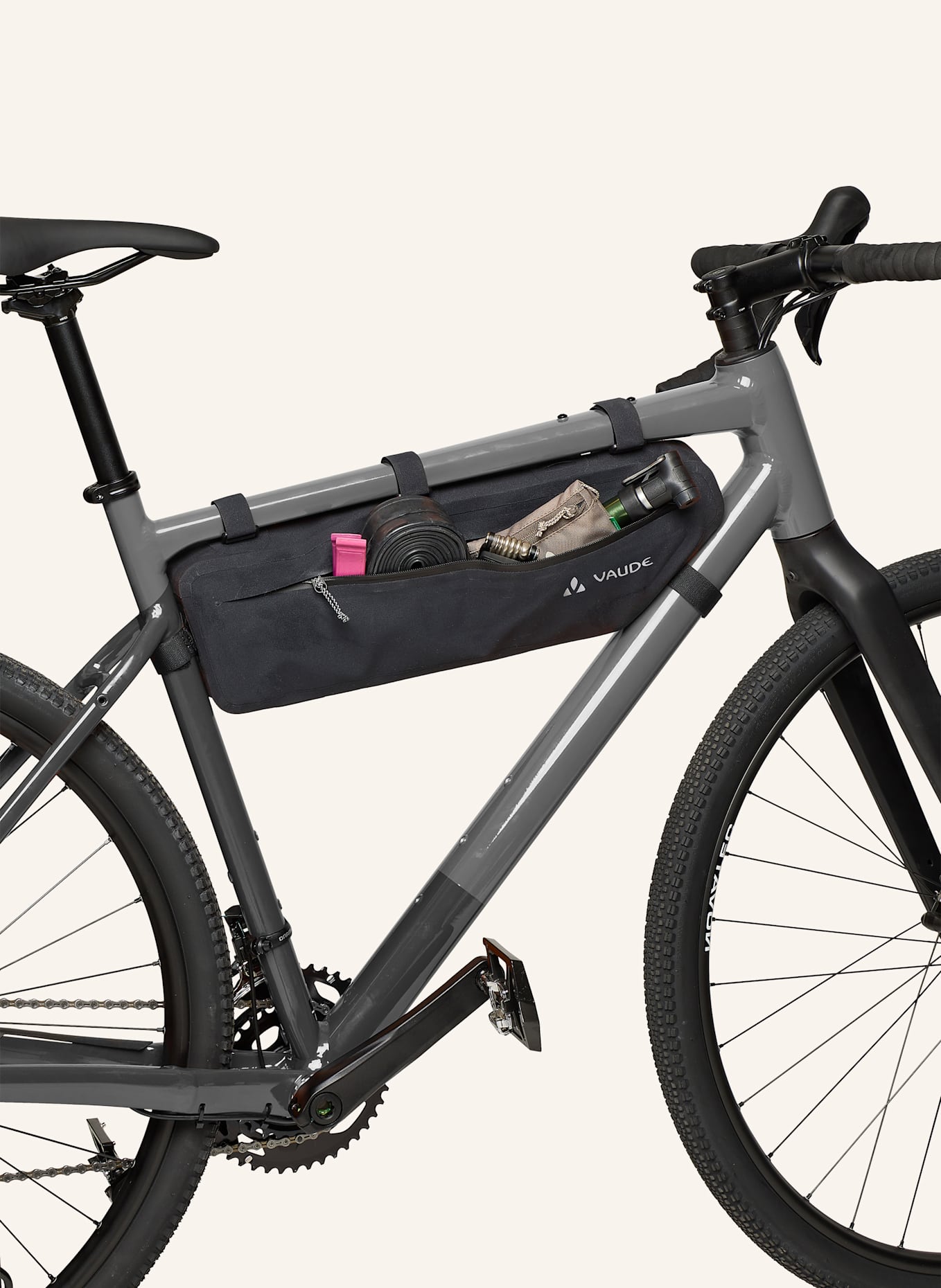 VAUDE Rahmentasche TRAILFRAME L: SCHWARZ