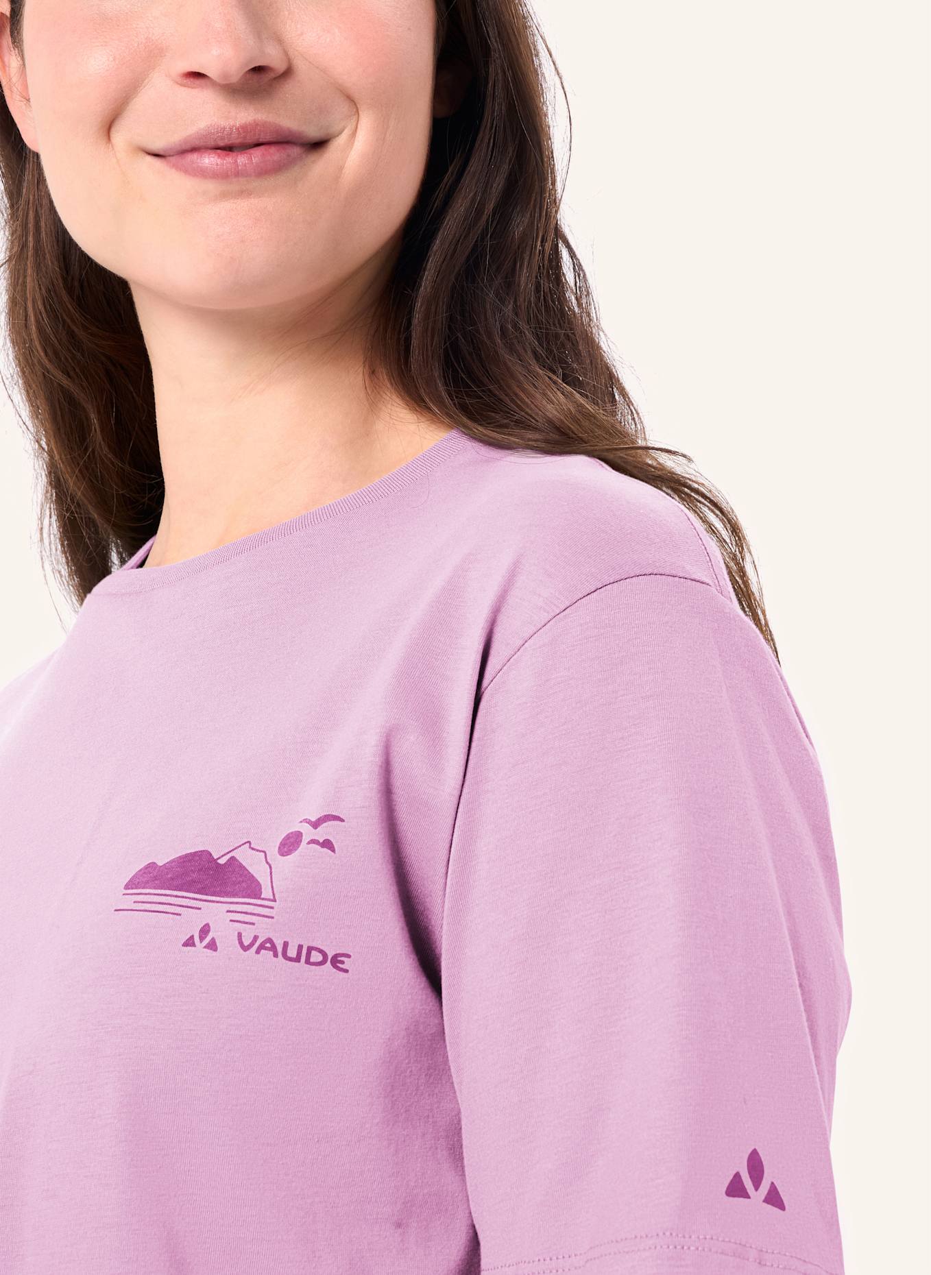 VAUDE Funktionsshirt W SPIRIT T-SHIRT II: HELLLILA/ HELLROSA