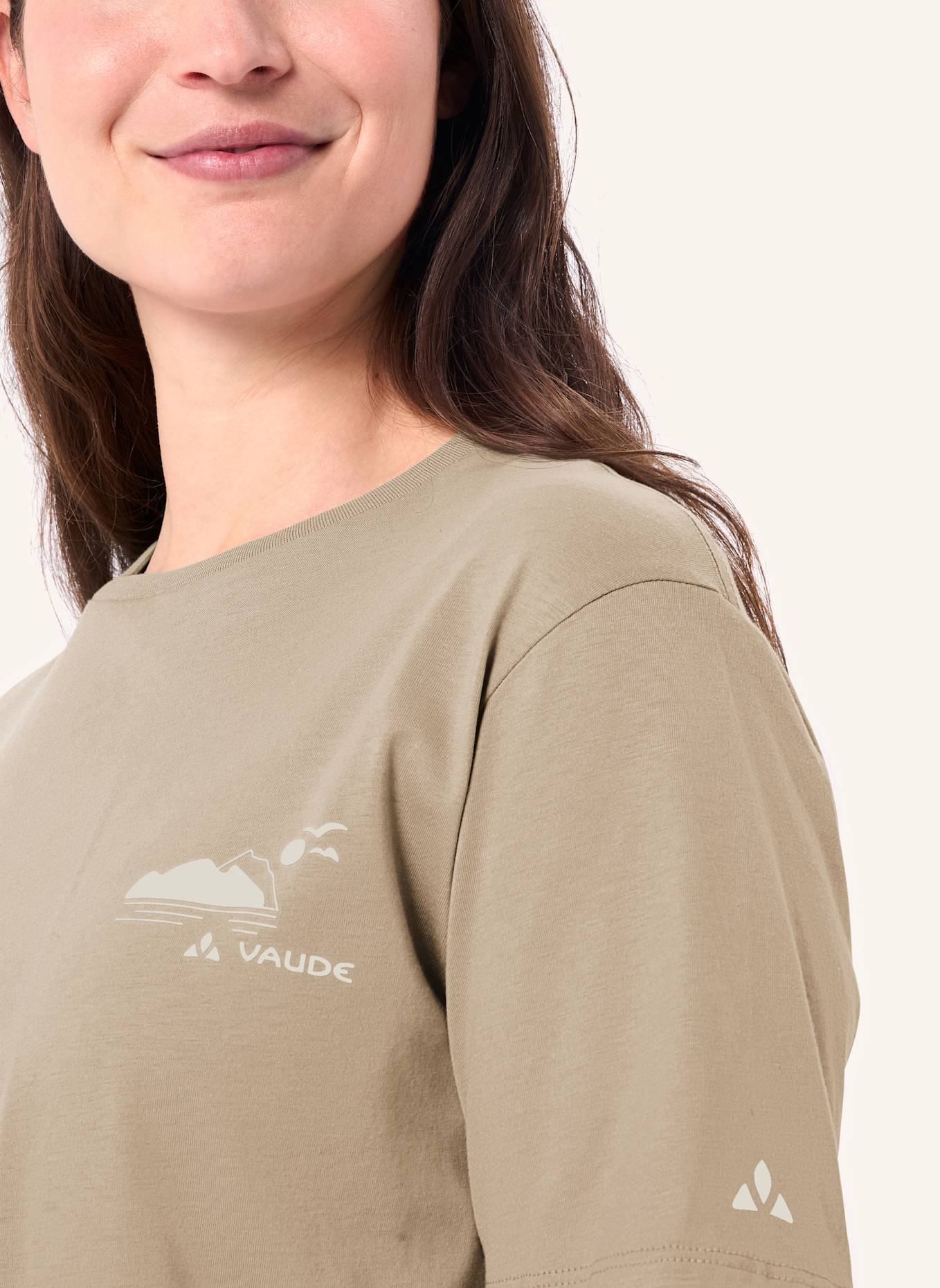 VAUDE Funktionsshirt W SPIRIT T-SHIRT II: BEIGE