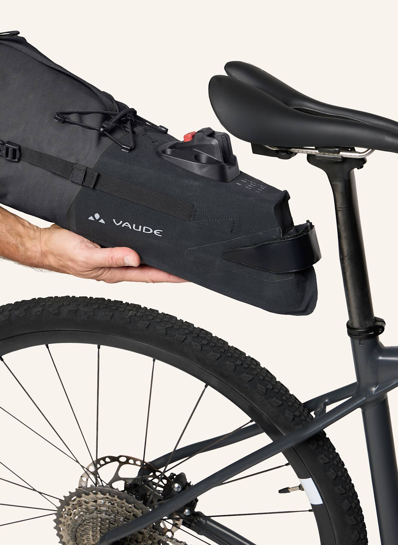 VAUDE Satteltasche TRAILSADDLE L: SCHWARZ