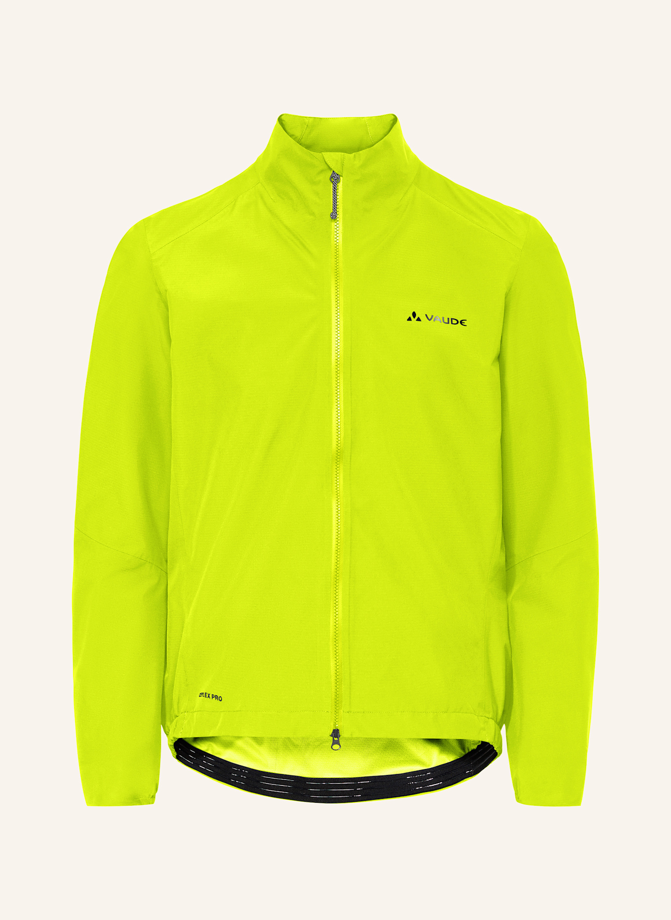 VAUDE Hardshell-Jacke M KURO PRO RAIN JACKET: NEONGELB